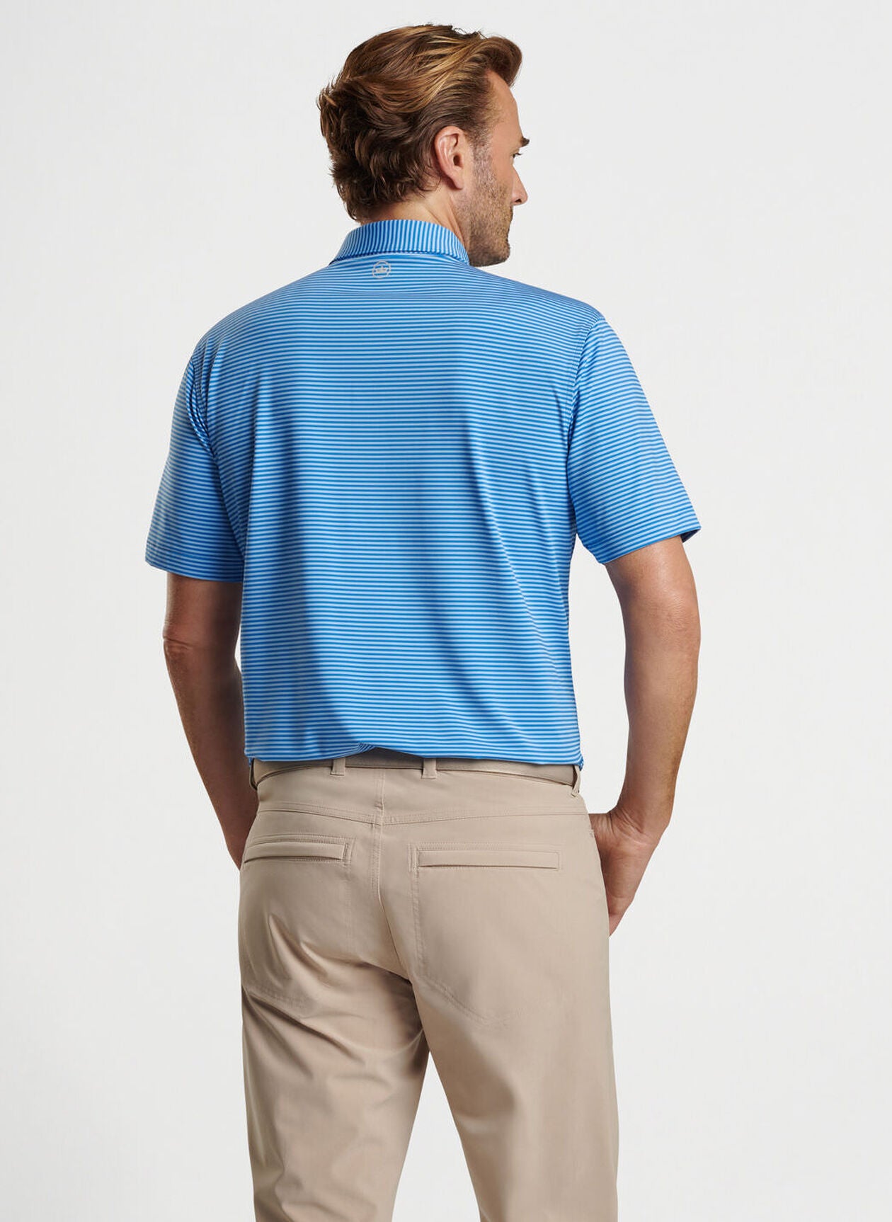 Peter Millar - Hales Performance Jersey Polo - Mako Blue