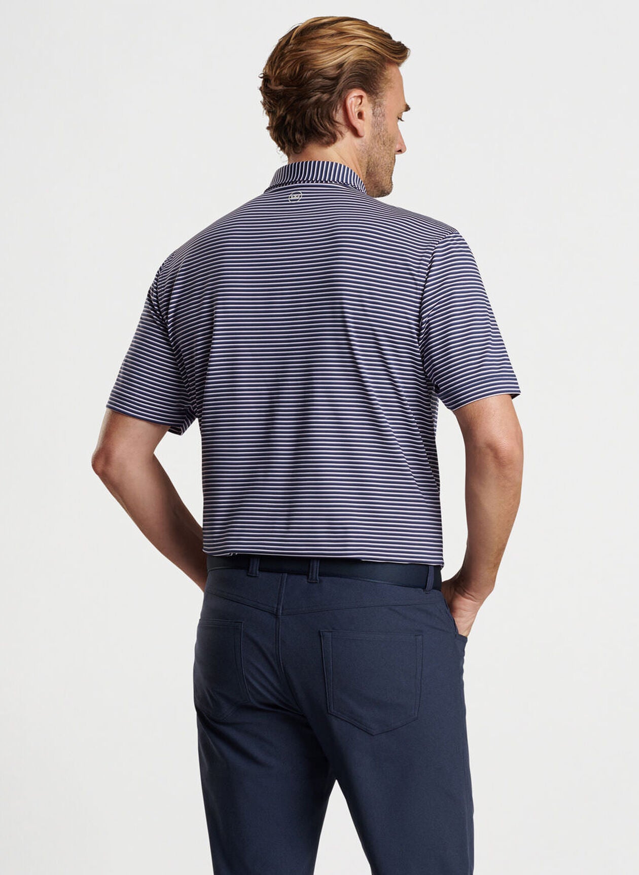 Chatham Performance Jersey Polo by Peter Millar - Navy