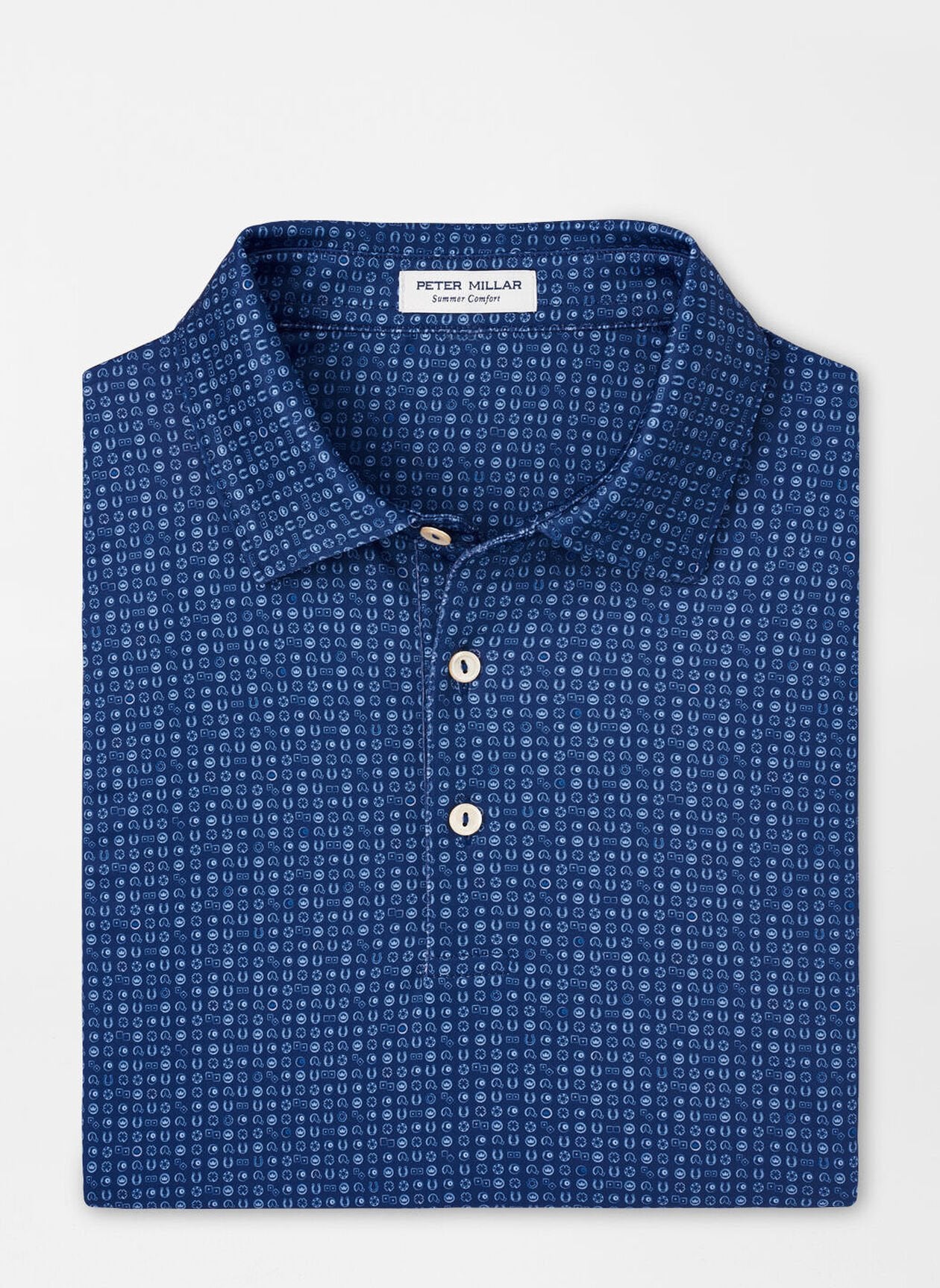 Take A Chance Performance Jersey Polo by Peter Millar - Sport Navy