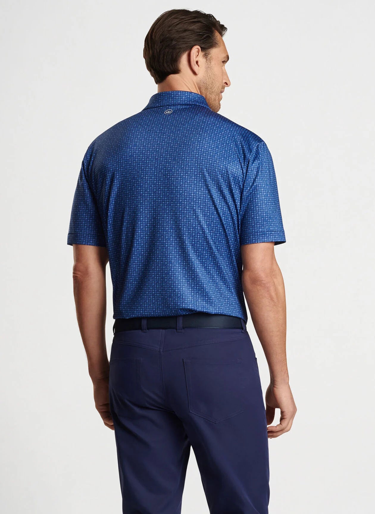 Take A Chance Performance Jersey Polo by Peter Millar - Sport Navy