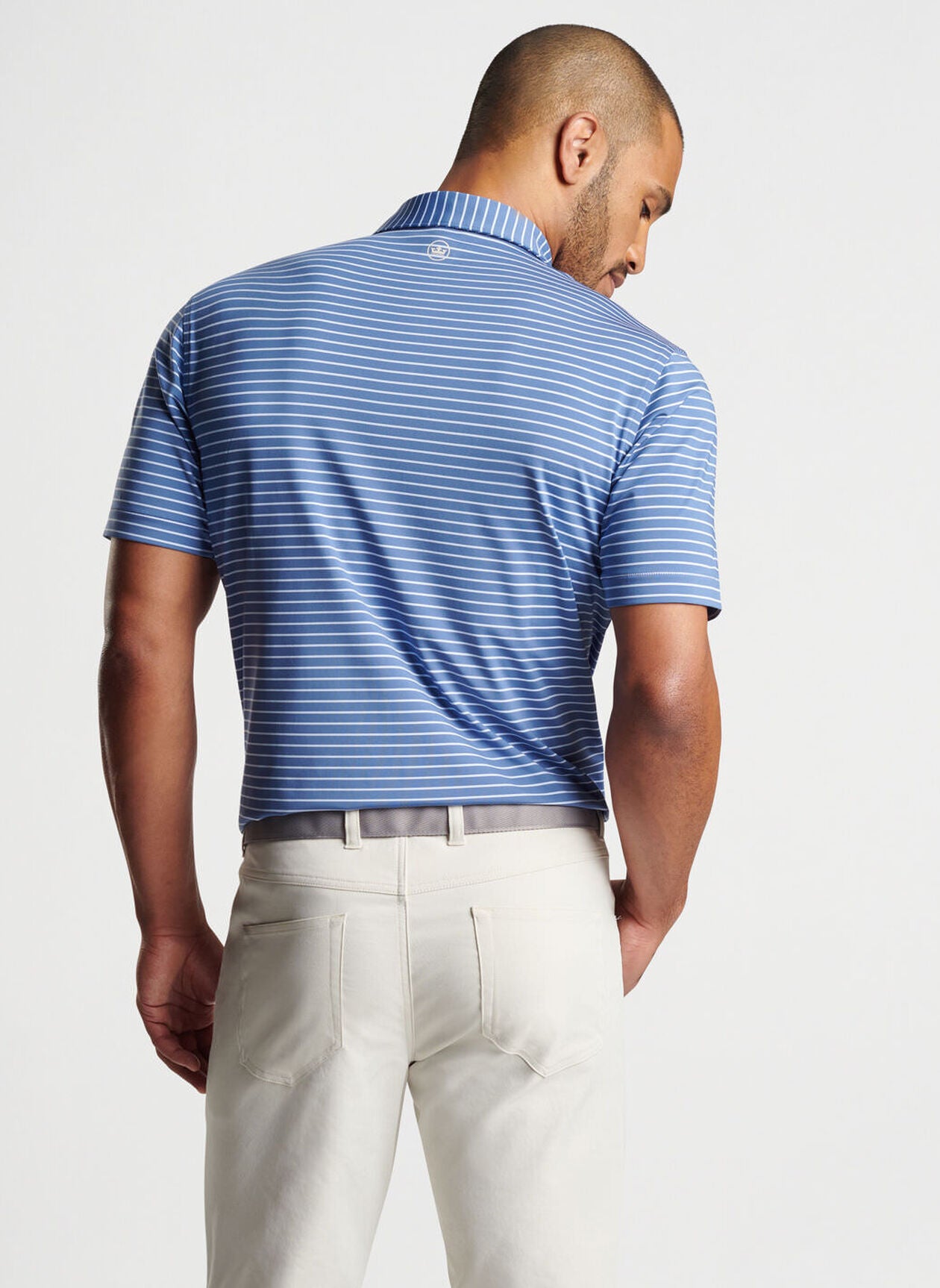 Drum Performance Polo by Peter Millar - Astral Blue