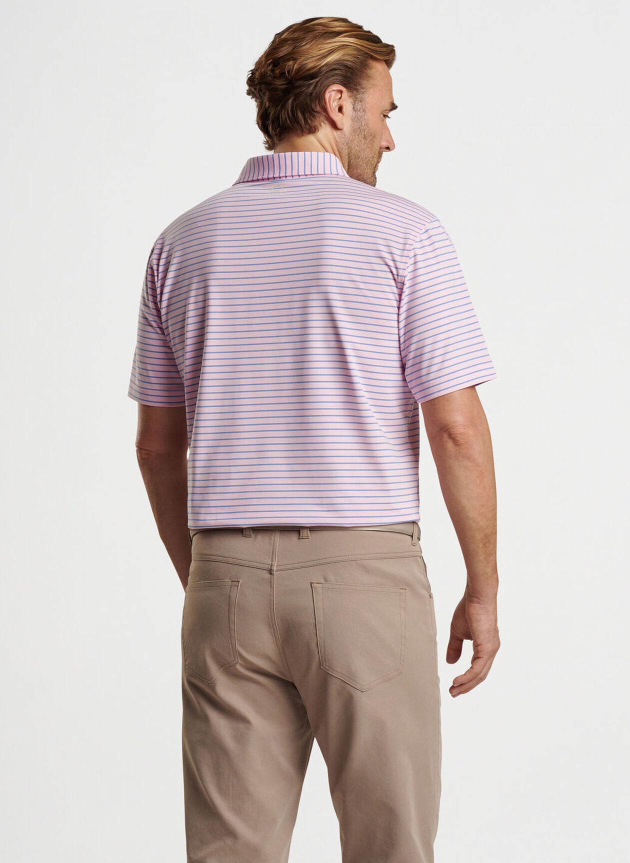 Peter Millar - Drum Performance Jersey Polo - Palmer Pink