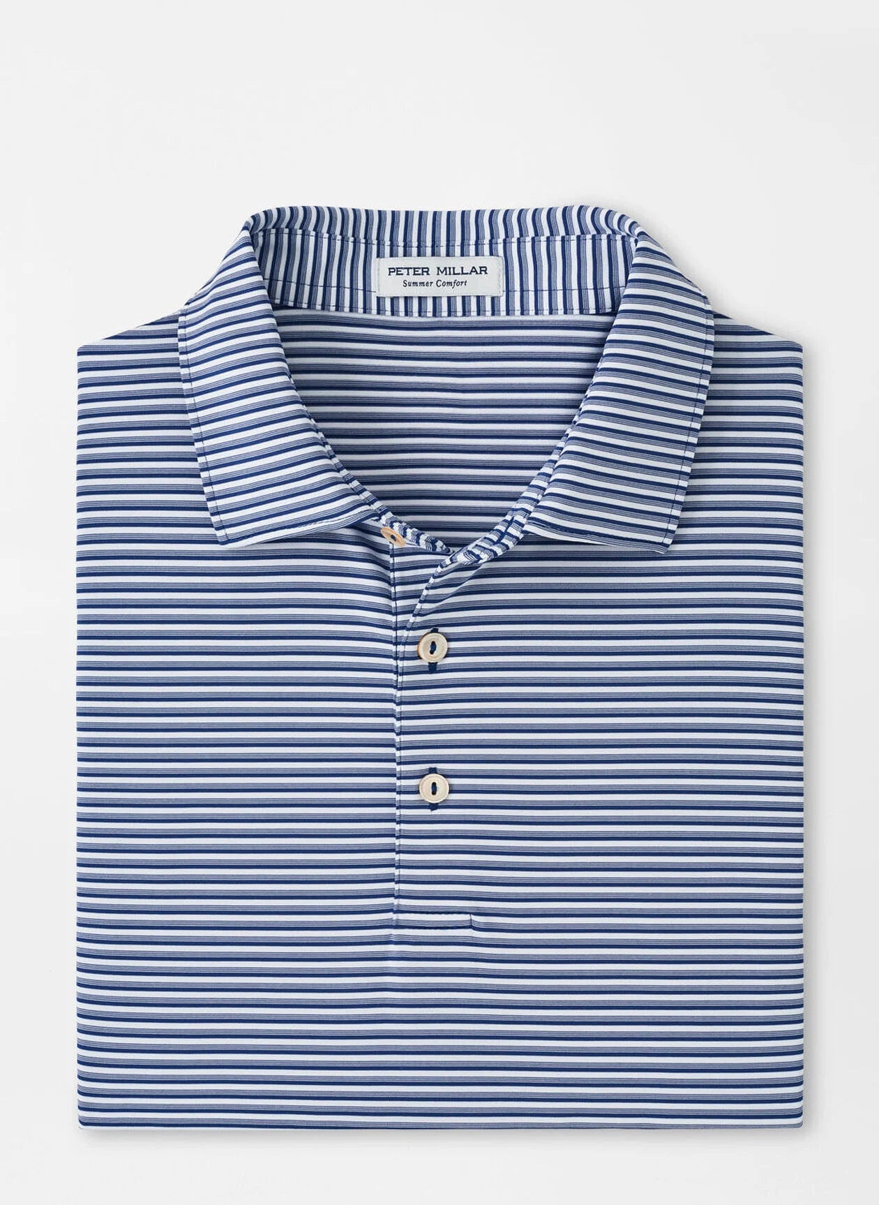 Cedar Performance Jersey Polo by Peter Millar - Sport Navy