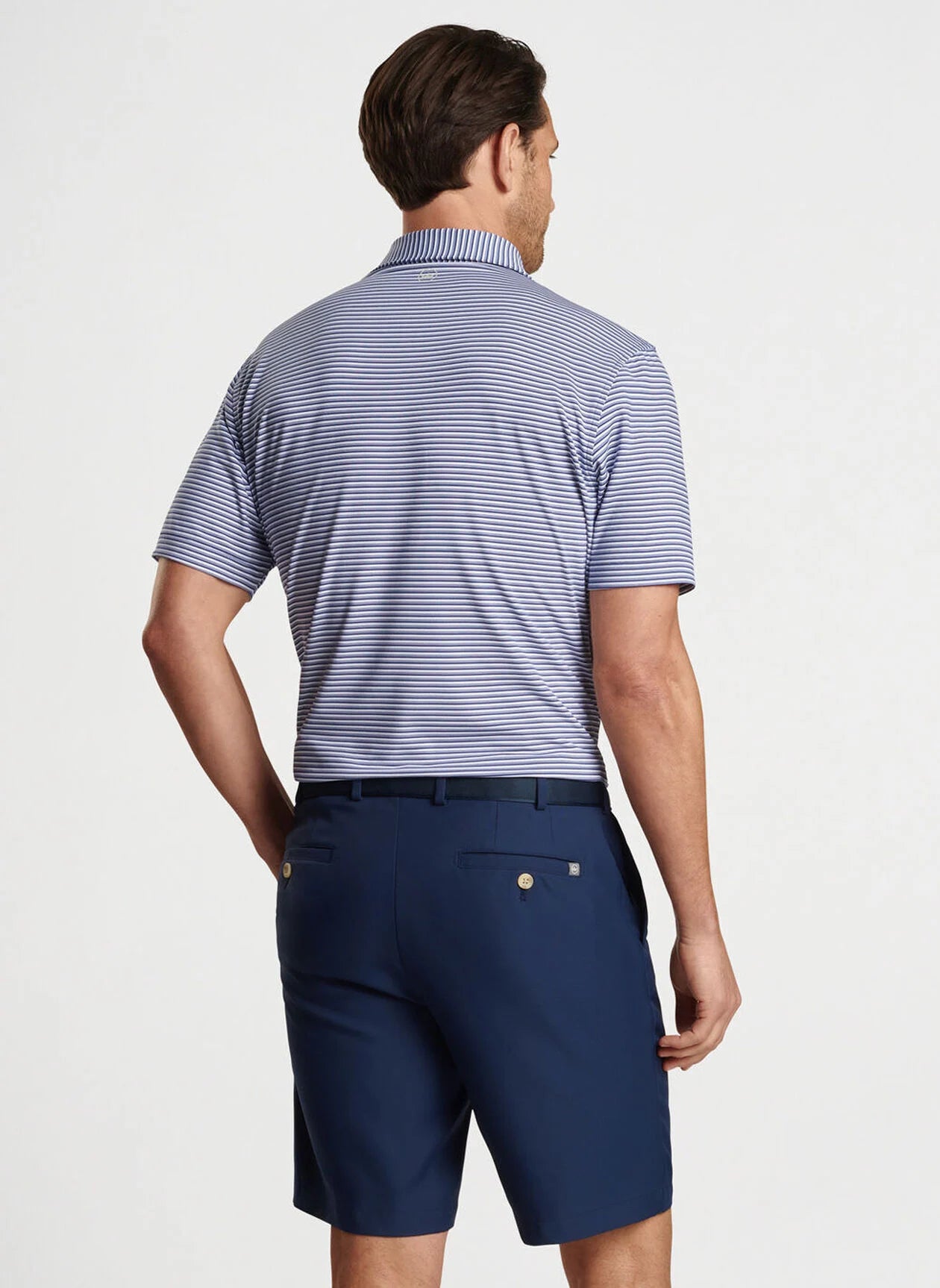 Cedar Performance Jersey Polo by Peter Millar - Sport Navy