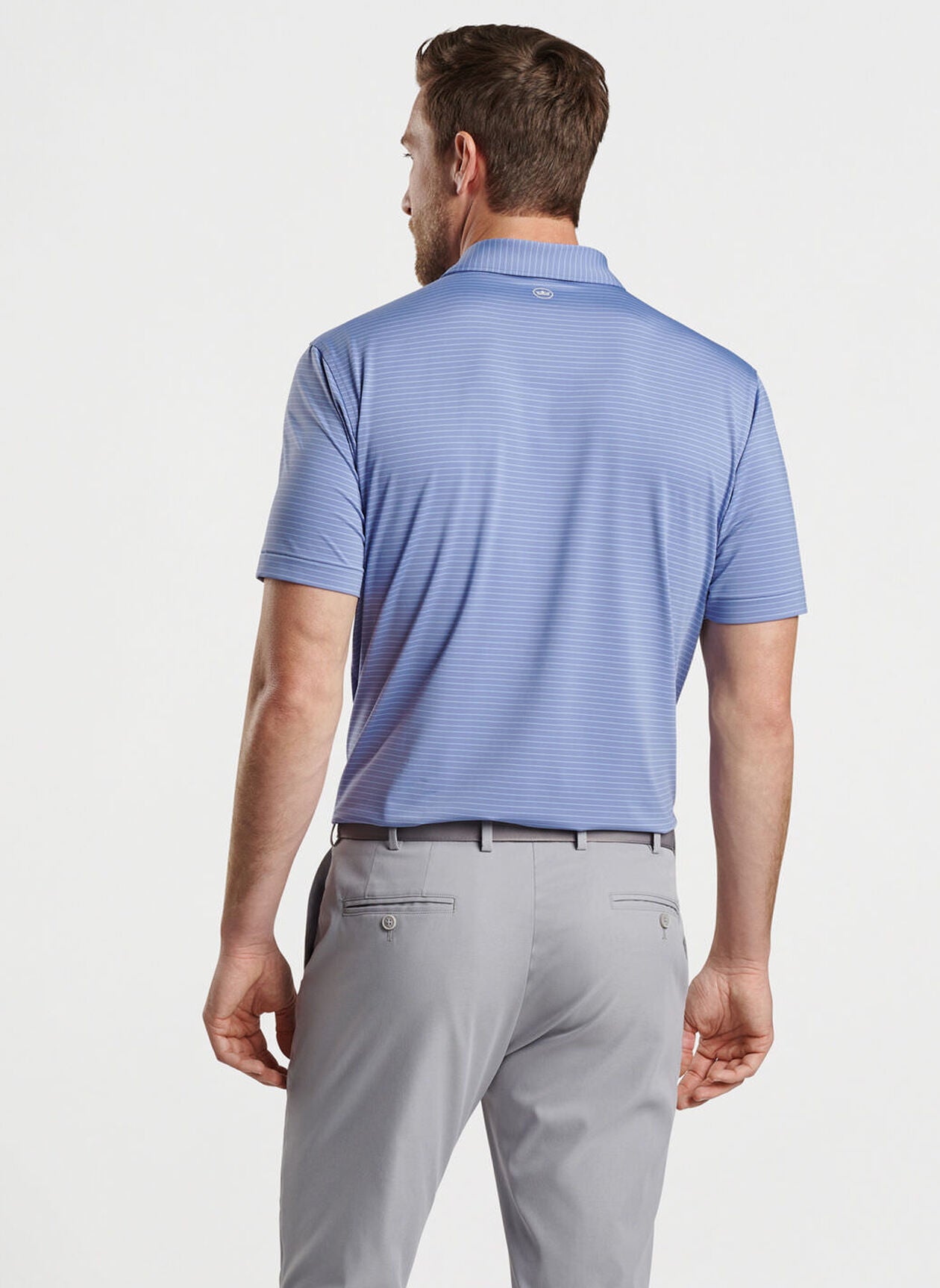 Hemlock Performance Jersey Polo by Peter Millar - Velvet Plum