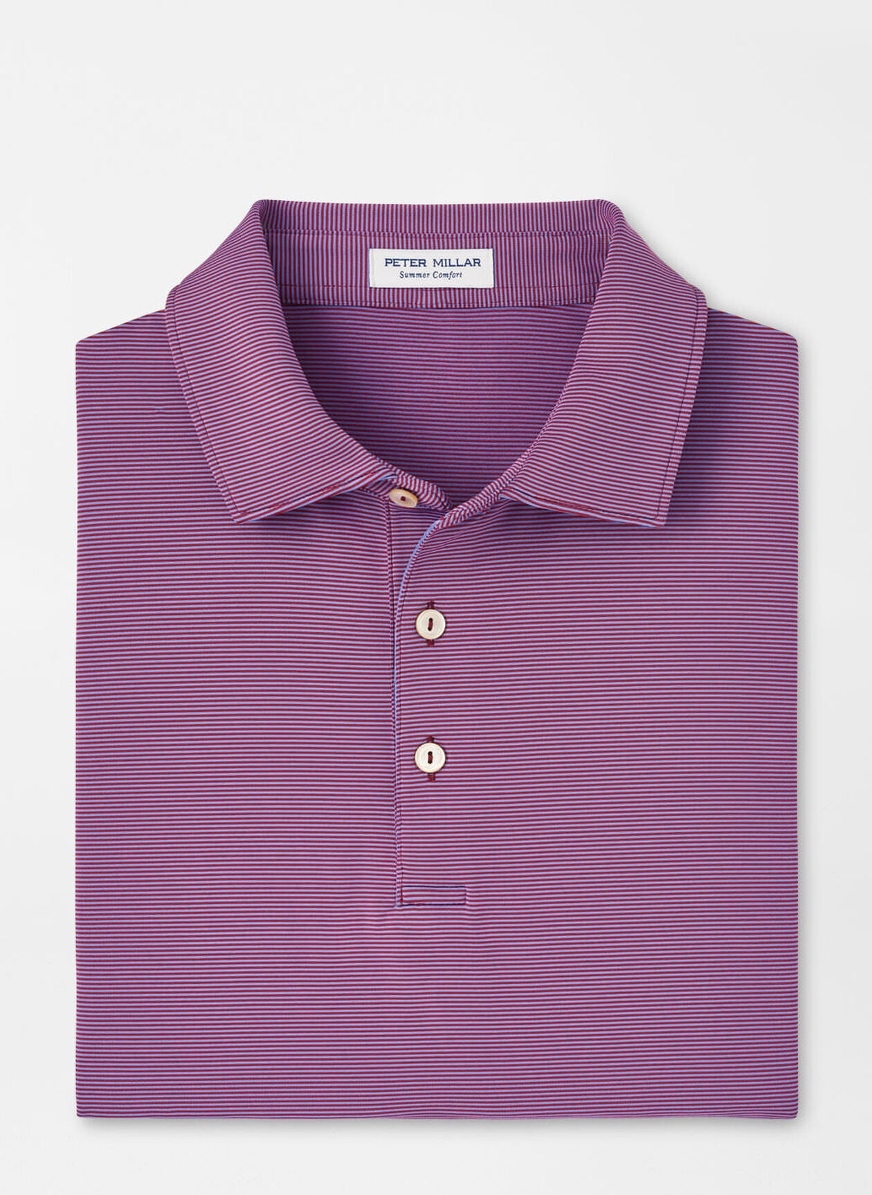 Jubilee Performance Jersey Polo by Peter Millar - Pomegranate