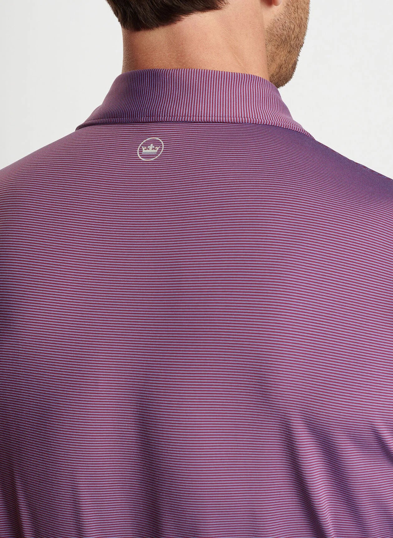 Jubilee Performance Jersey Polo by Peter Millar - Pomegranate