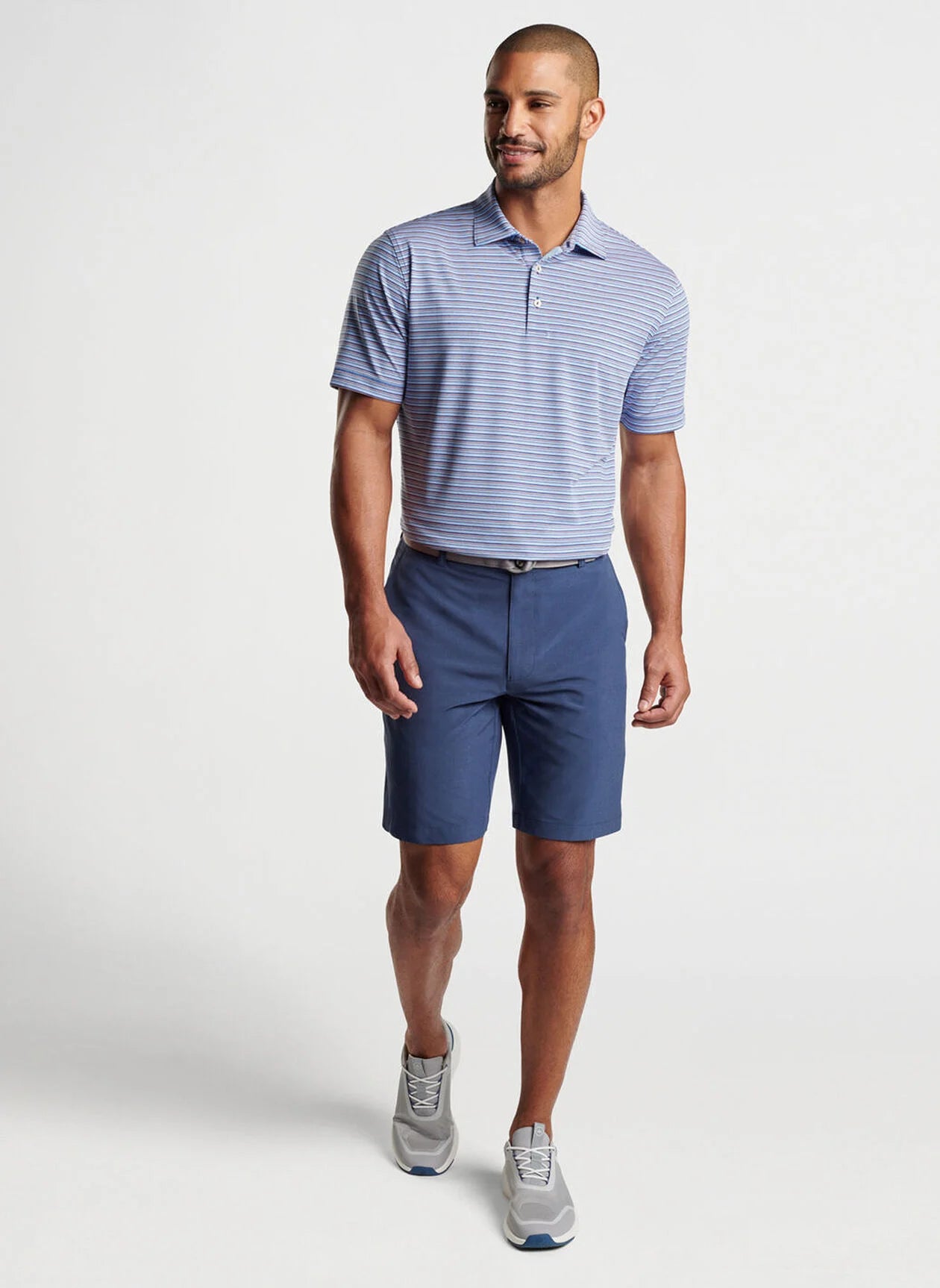 Fairmont Performance Jersey Polo by Peter Millar - Sport Navy