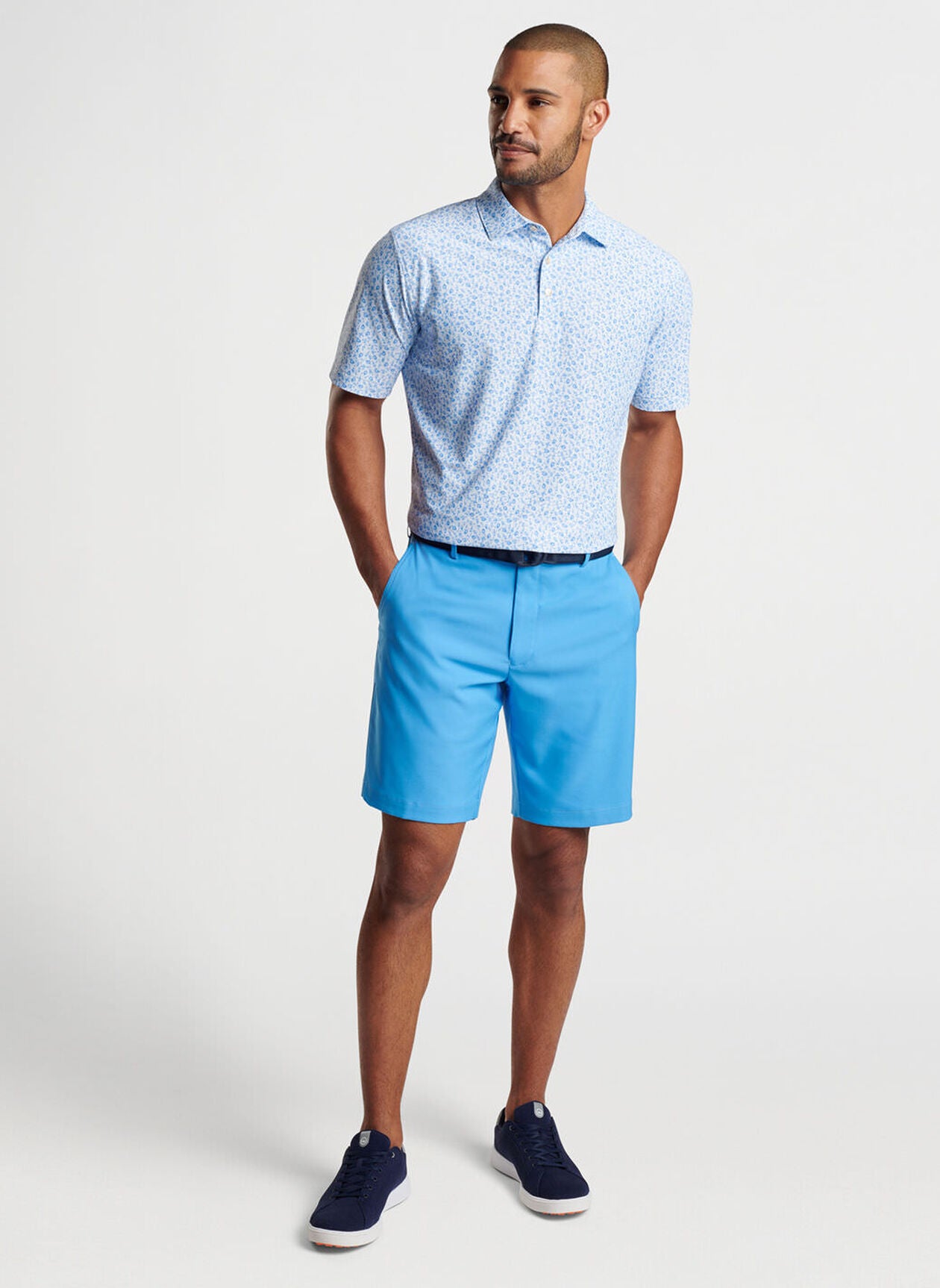 Peter Millar - Shuckin' Season Performance Mesh Polo - White