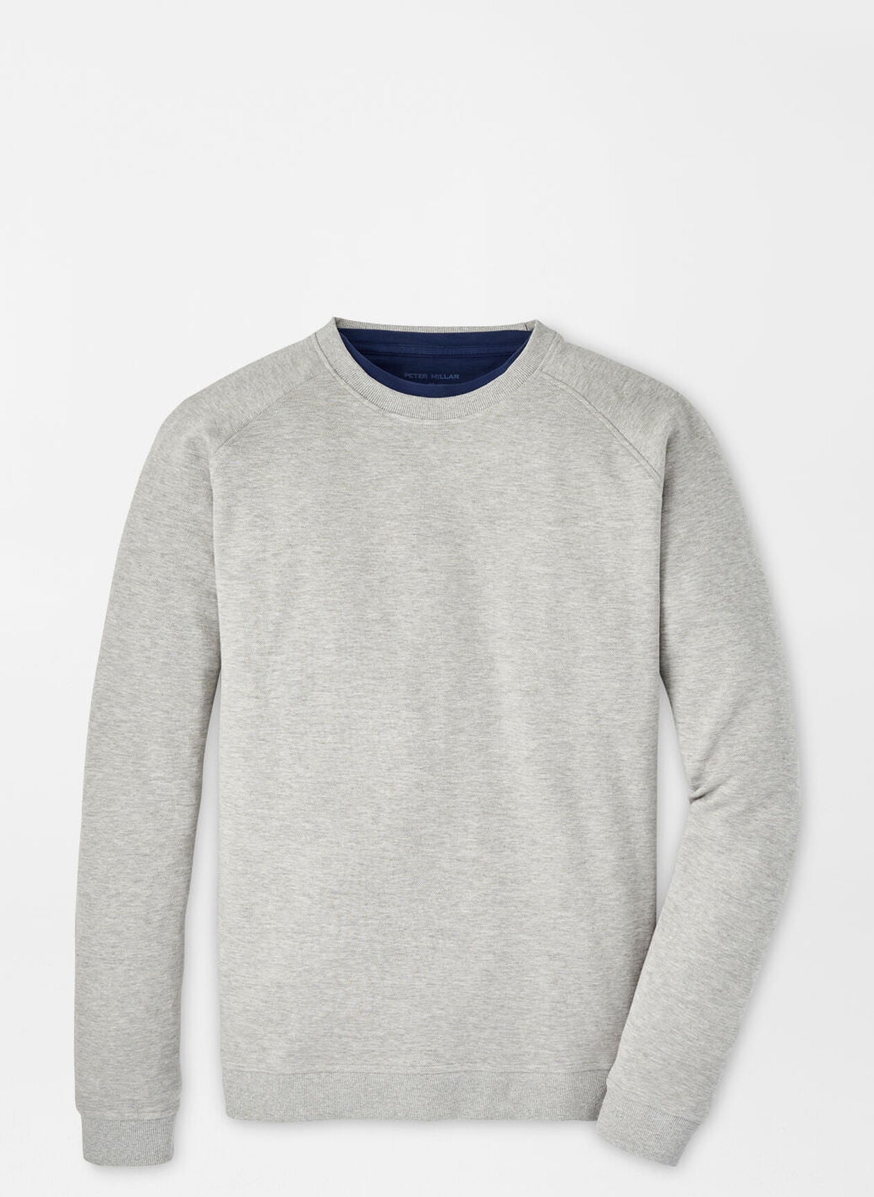 Crown Comfort Knit Crew by Peter Millar - Light Grey