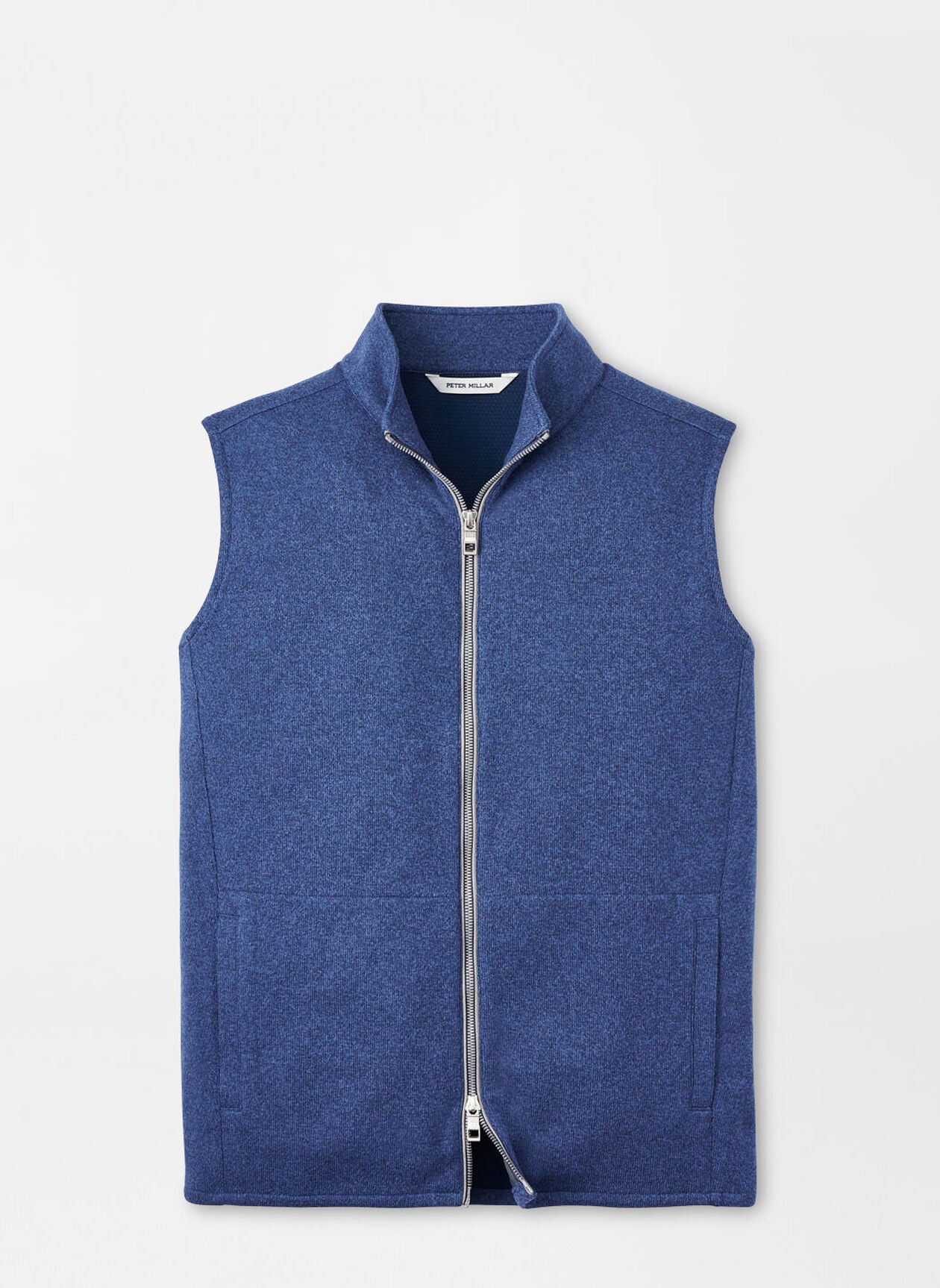 Crown Sweater Fleece Vest by Peter Millar - Ocean Blue