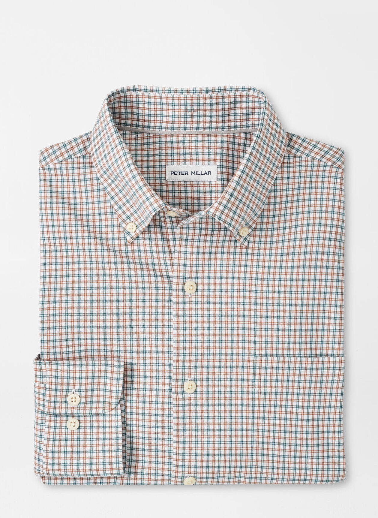 Hamilton Crown Lite Cotton-Stretch Sport Shirt by Peter Millar - Sherwood