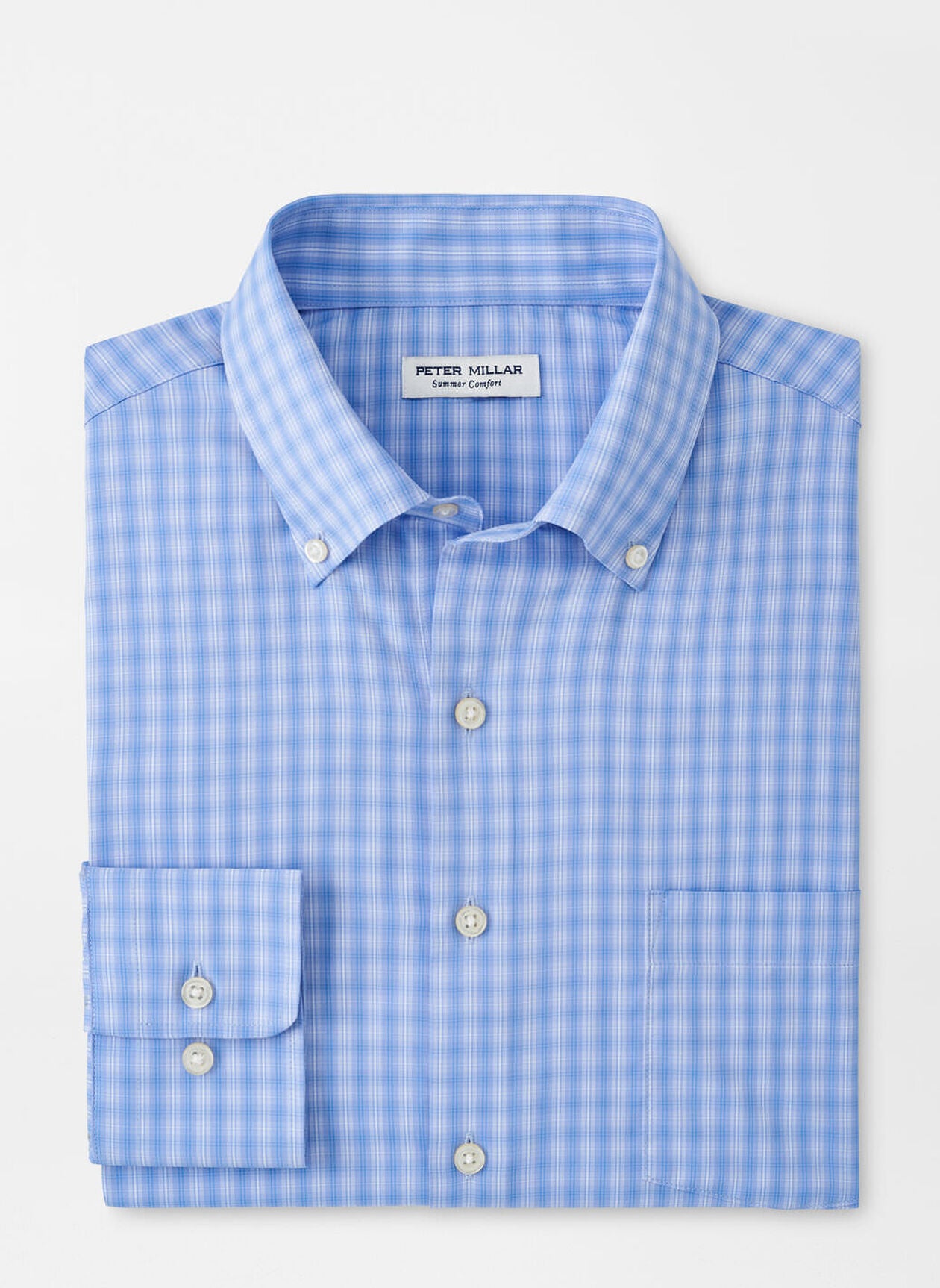 peter millar men's dress shirts Peter Millar Crown Soft Francis Sport Shirt - Navy Carriages Fine Clothier | Baton Rouge, LA