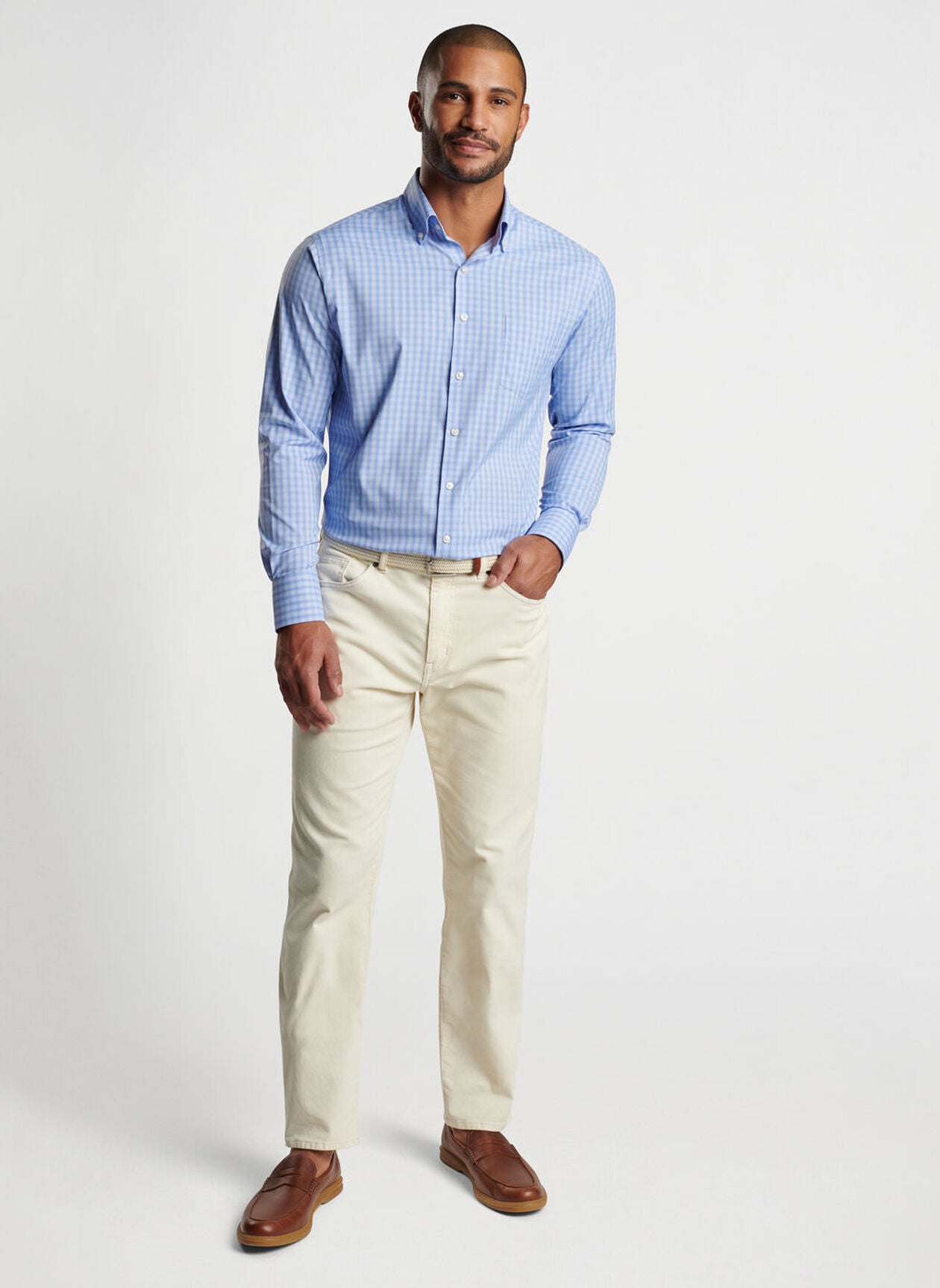 Peter Millar - Hawkes Performance Twill Sport Shirt - Wisteria