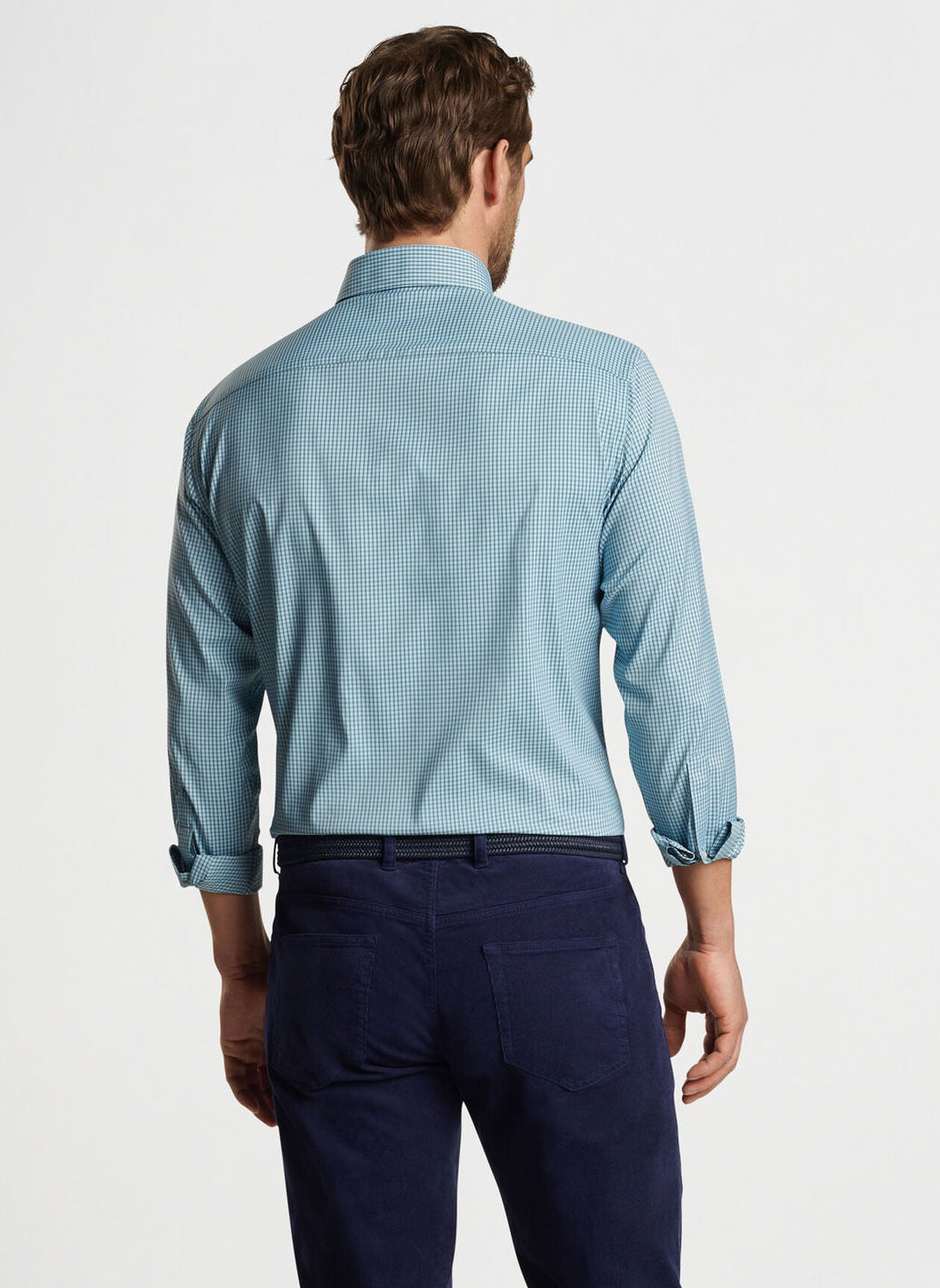 Peter Millar - Barrie Performance Twill Sport Shirt - Sherwood