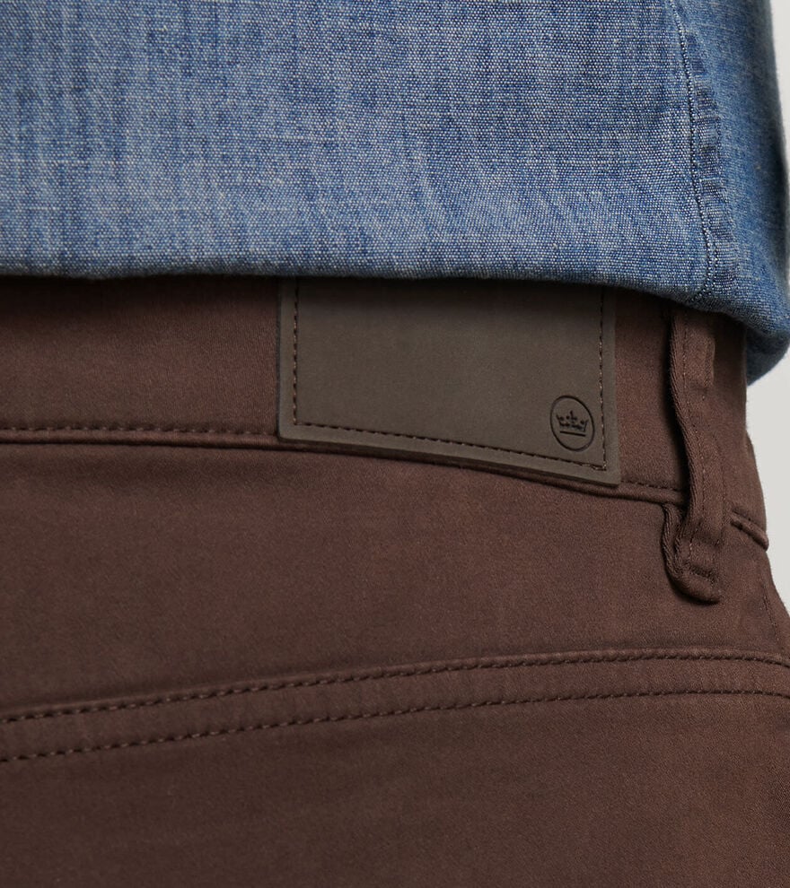 Signature Sateen Five-Pocket Pant by Peter Millar - French Press