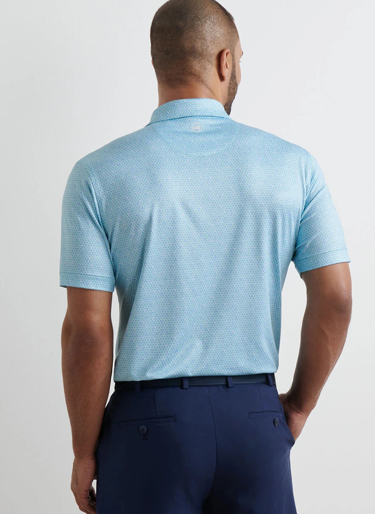 Costanzo Geo Performance Jersey Polo by Peter Millar - Medow
