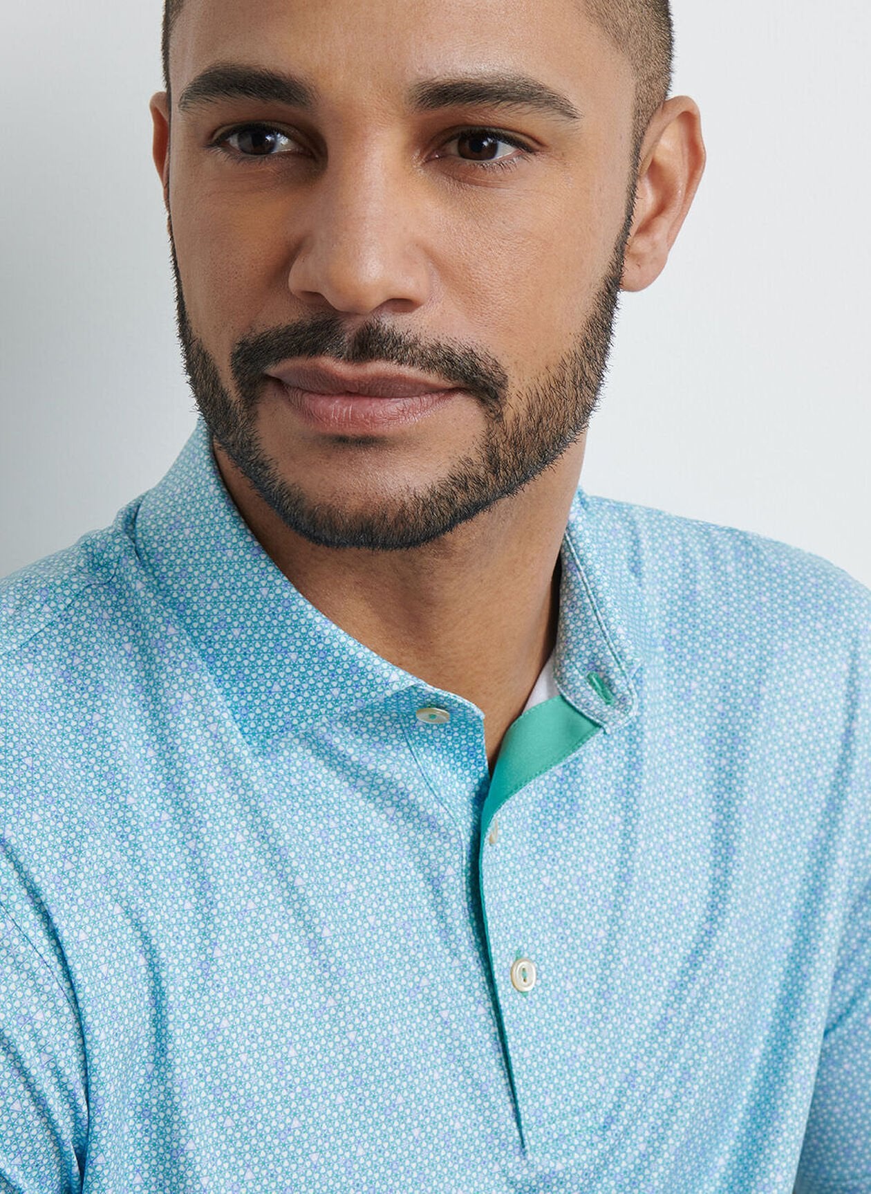 Costanzo Geo Performance Jersey Polo by Peter Millar - Medow