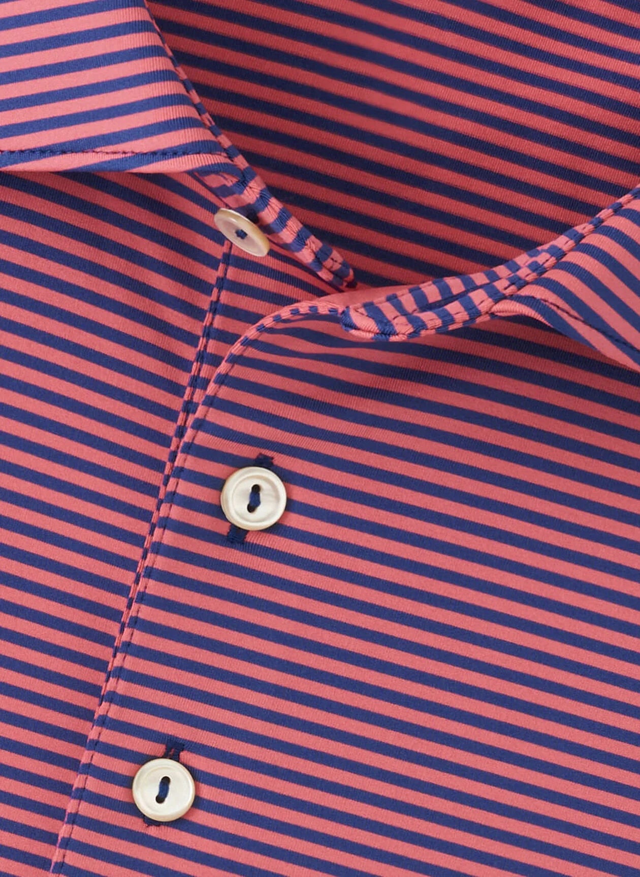 Hales Performance Jersey Polo by Peter Millar - Sports Navy