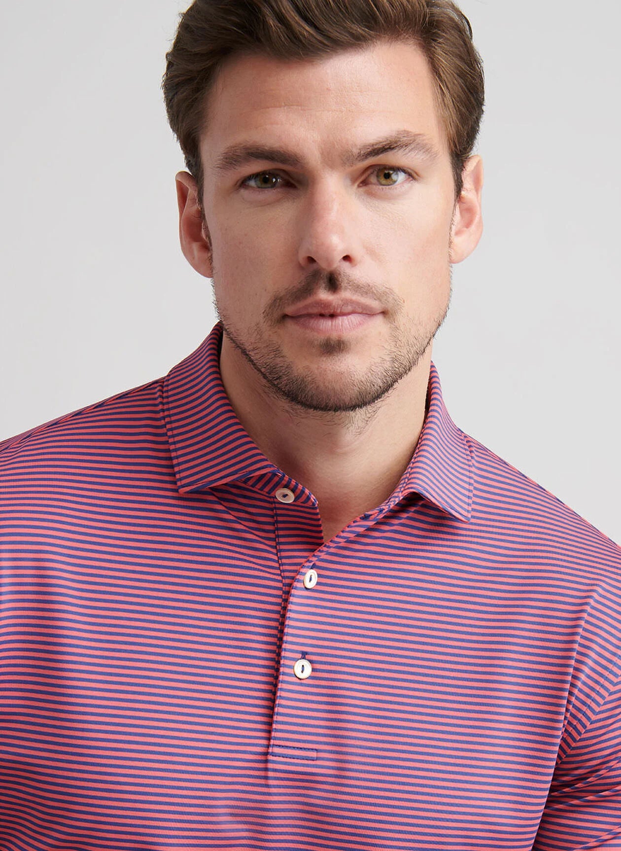 Hales Performance Jersey Polo by Peter Millar - Sports Navy