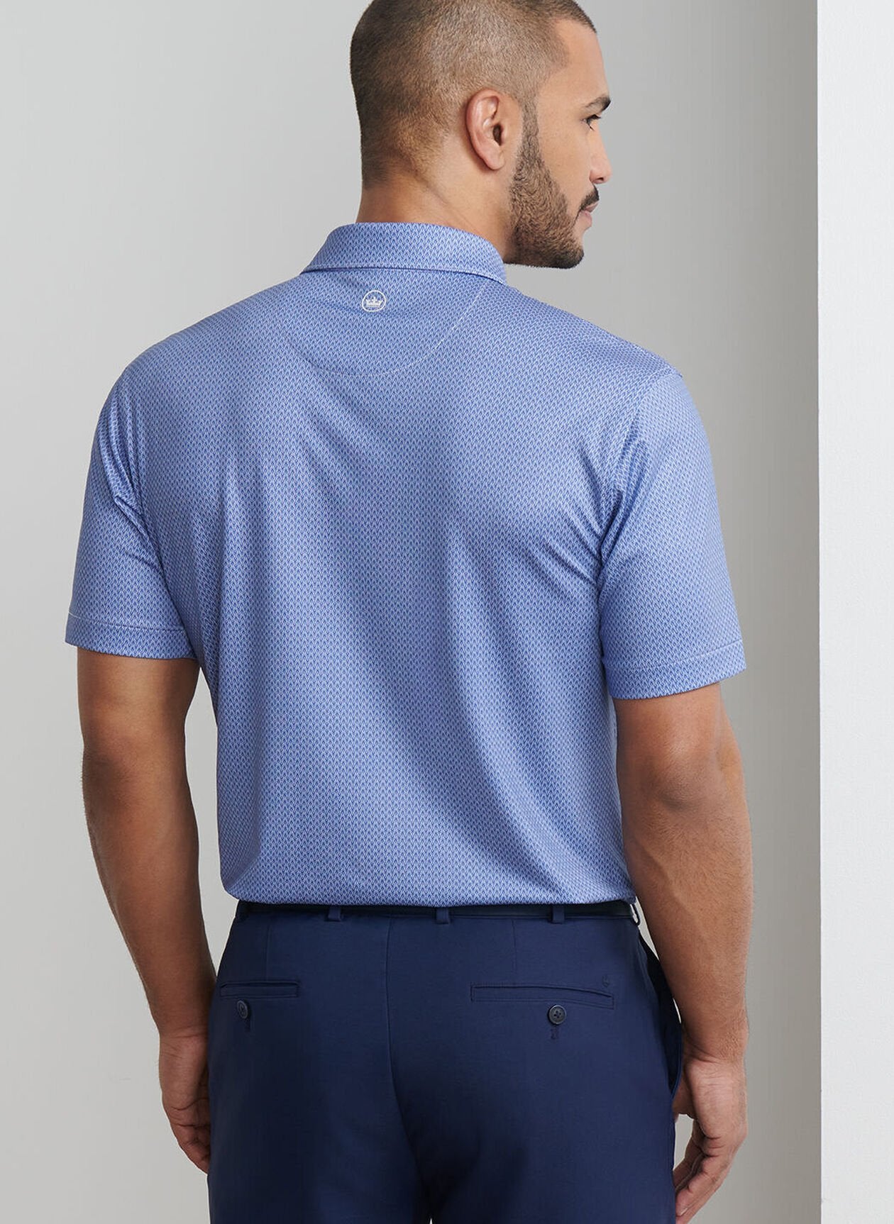 Abbott Performance Jersey Polo by Peter Millar - White