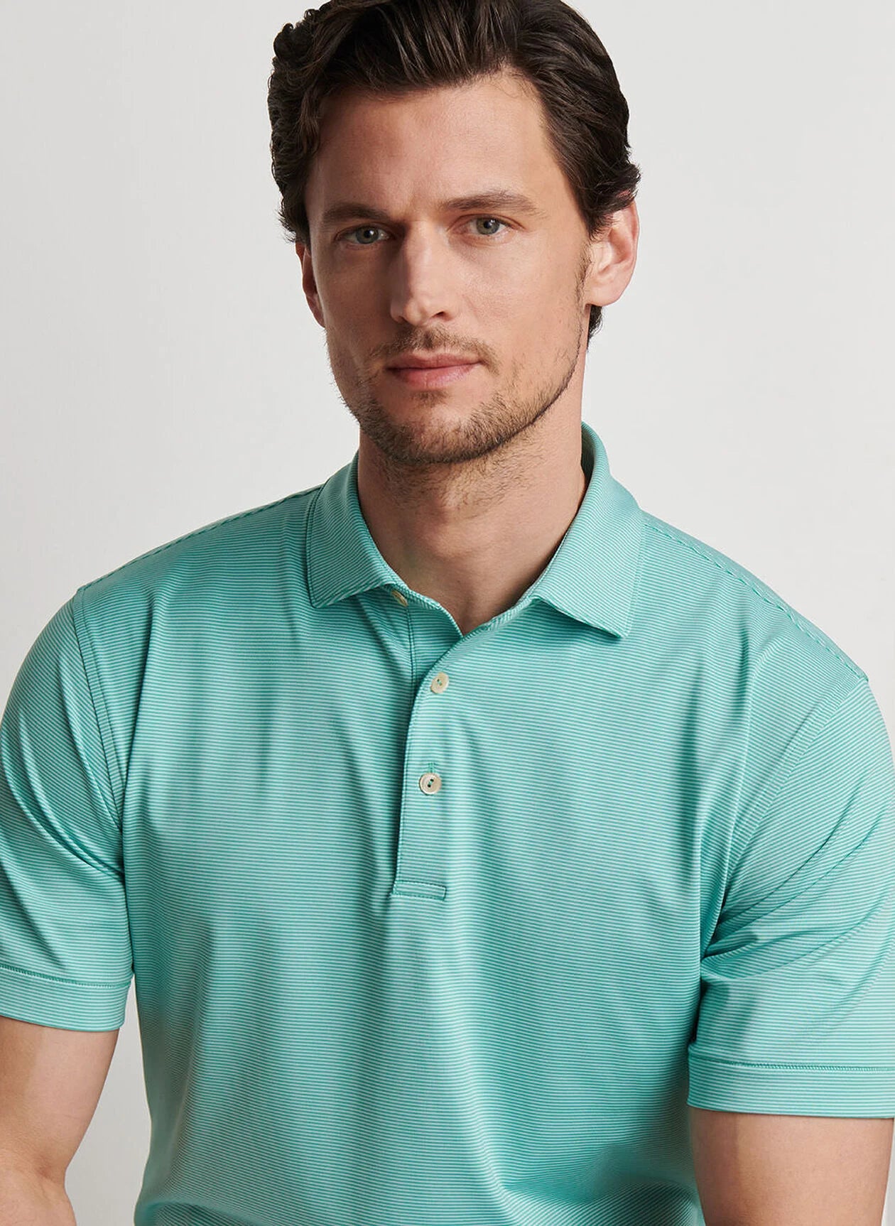 Jubilee Performance Jersey Polo by Peter Millar - Meadow