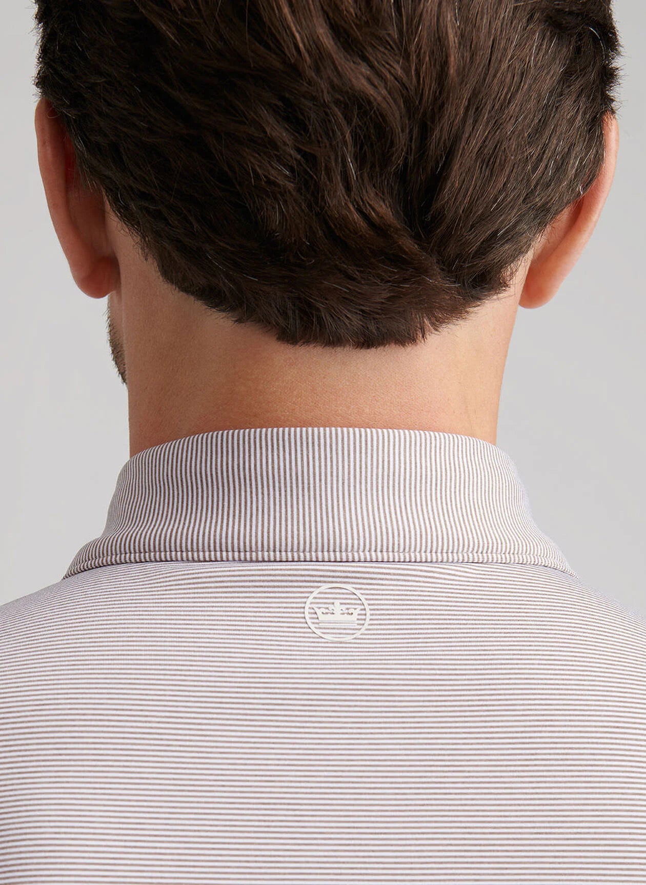 Jubilee Performance Jersey Polo by Peter Millar - Poplar Brown