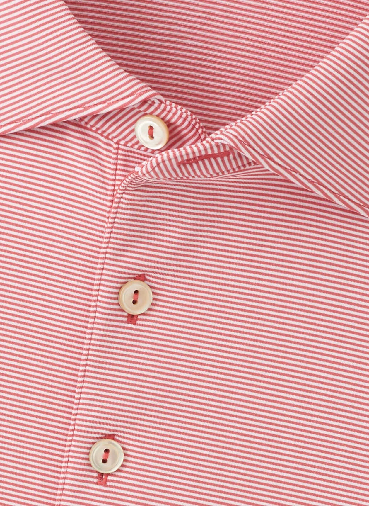 Jubilee Performance Jersey Polo by Peter Millar - Tango Pink