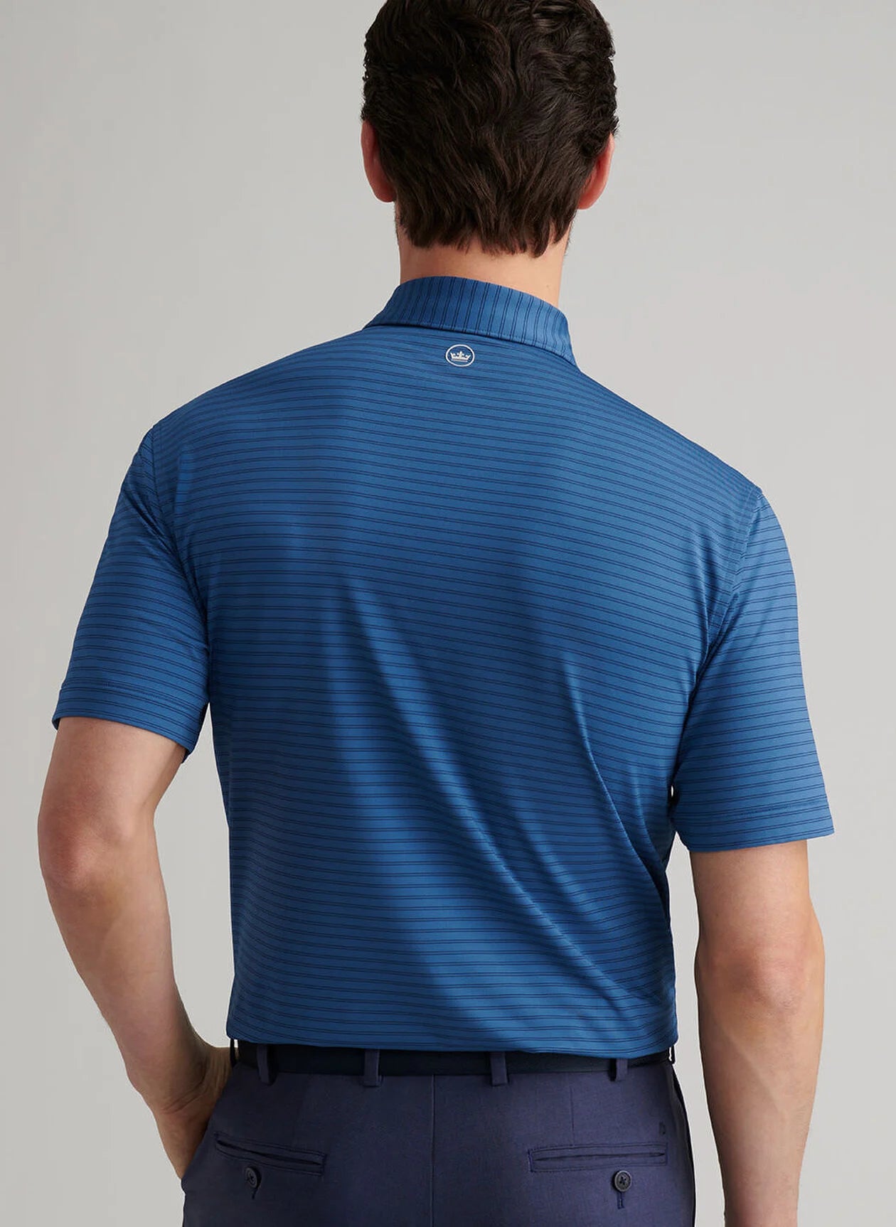 Eden Performance Jersey Polo by Peter Millar - Blue Haze