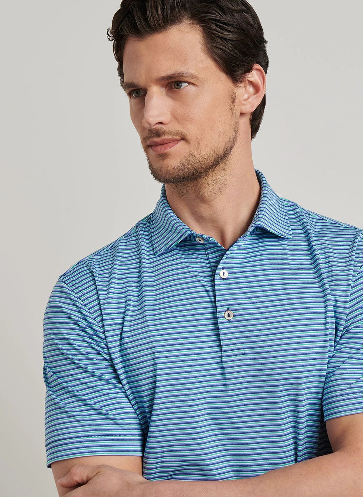 Lenway Performance Jersey Polo by Peter Millar - Sports Navy