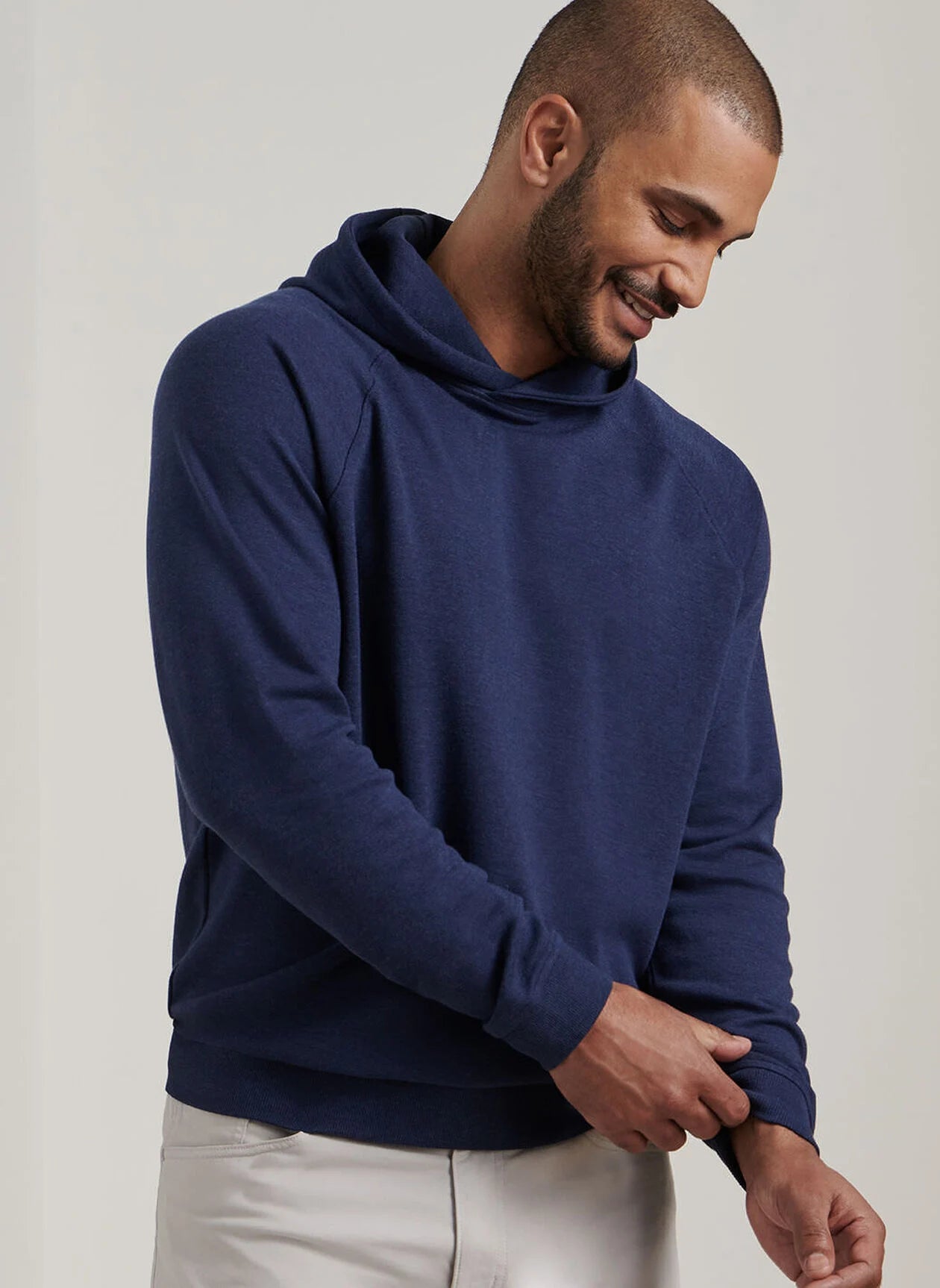 Crown Comfort Knit Hoodie by Peter Millar - Navy