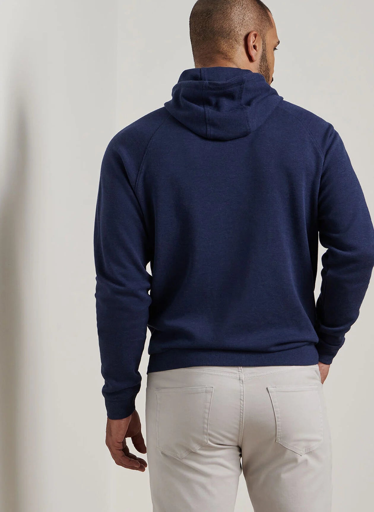 Crown Comfort Knit Hoodie by Peter Millar - Navy
