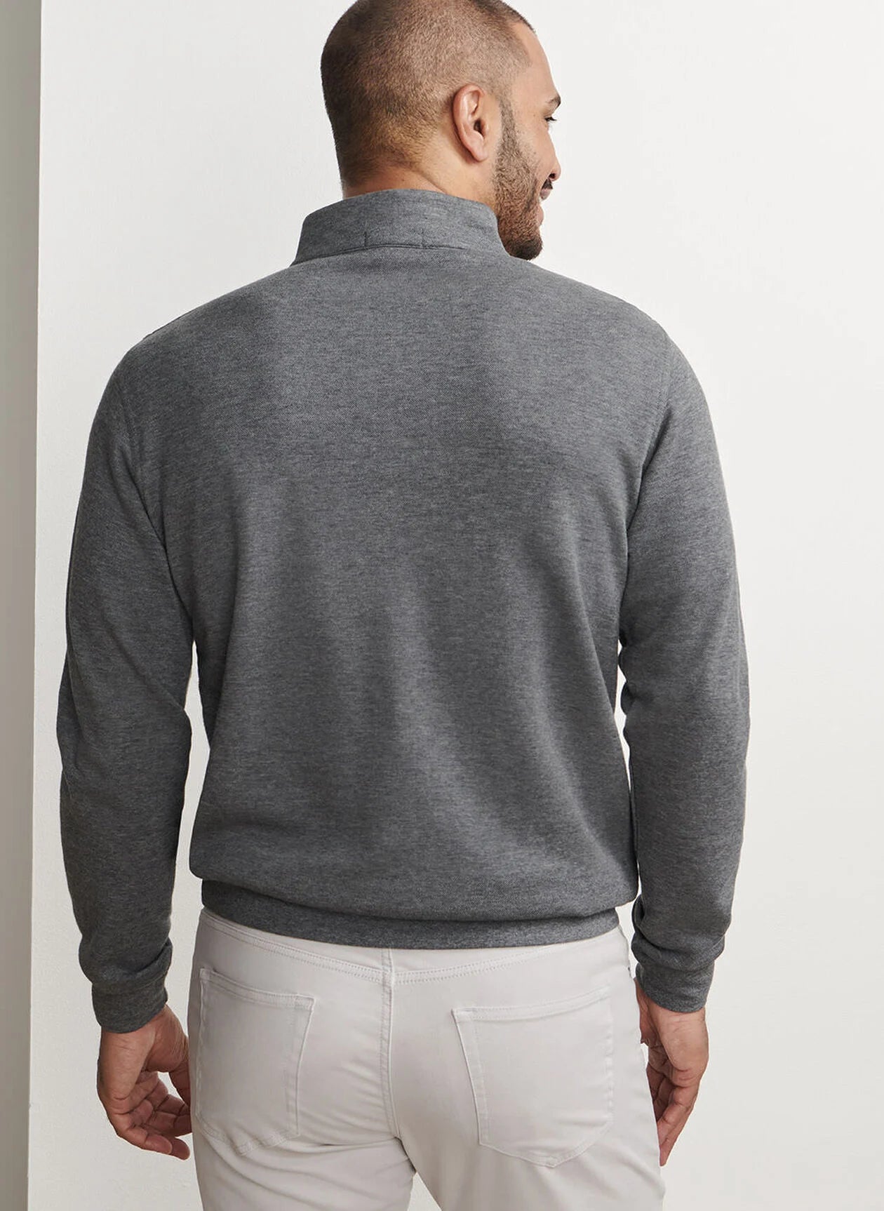 Crown Comfort Pullover by Peter Millar - Charcoal