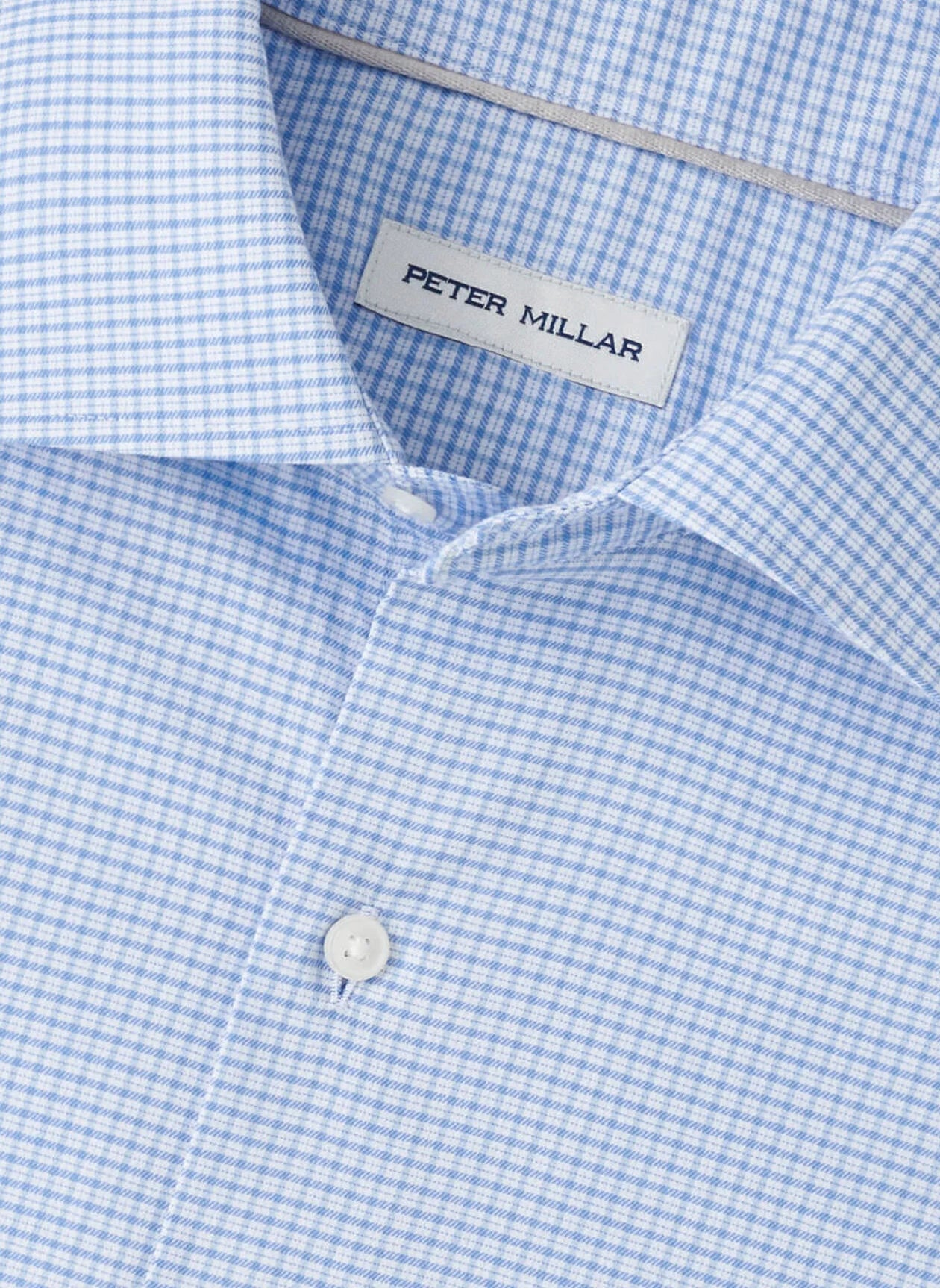 Jackson Crown Lite Cotton-Stretch Sport Shirt by Peter Millar - Ruddy Blue
