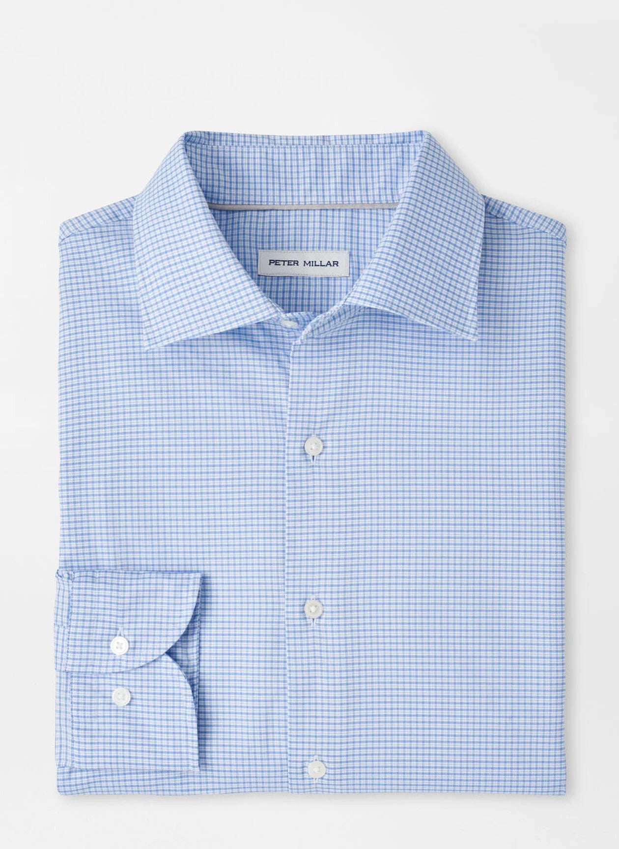 Jackson Crown Lite Cotton-Stretch Sport Shirt by Peter Millar - Ruddy Blue