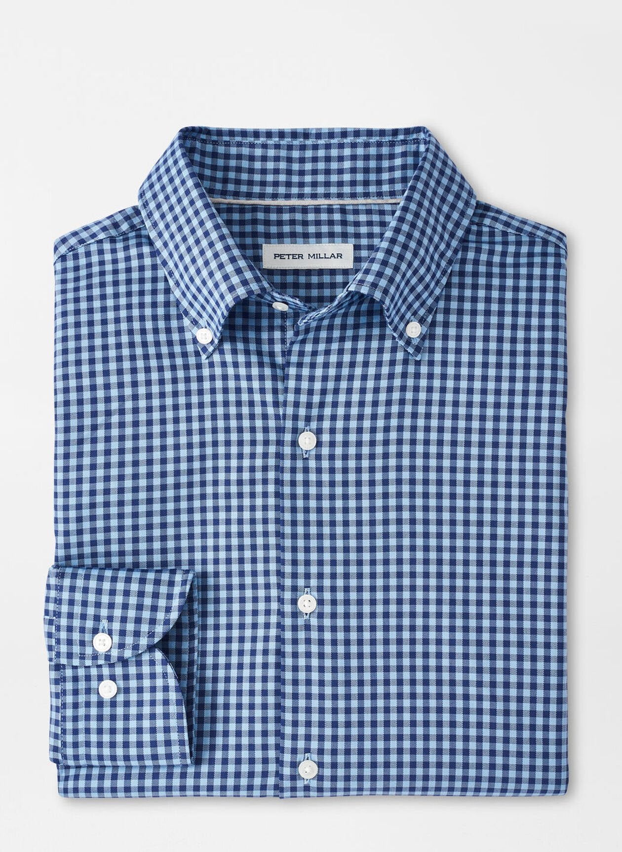Conway Crown Lite Cotton-Stretch Shirt by Peter Millar - Rudy Blue Conway Crown Lite Cotton-Stretch Shirt by Peter Millar - Rudy Blue