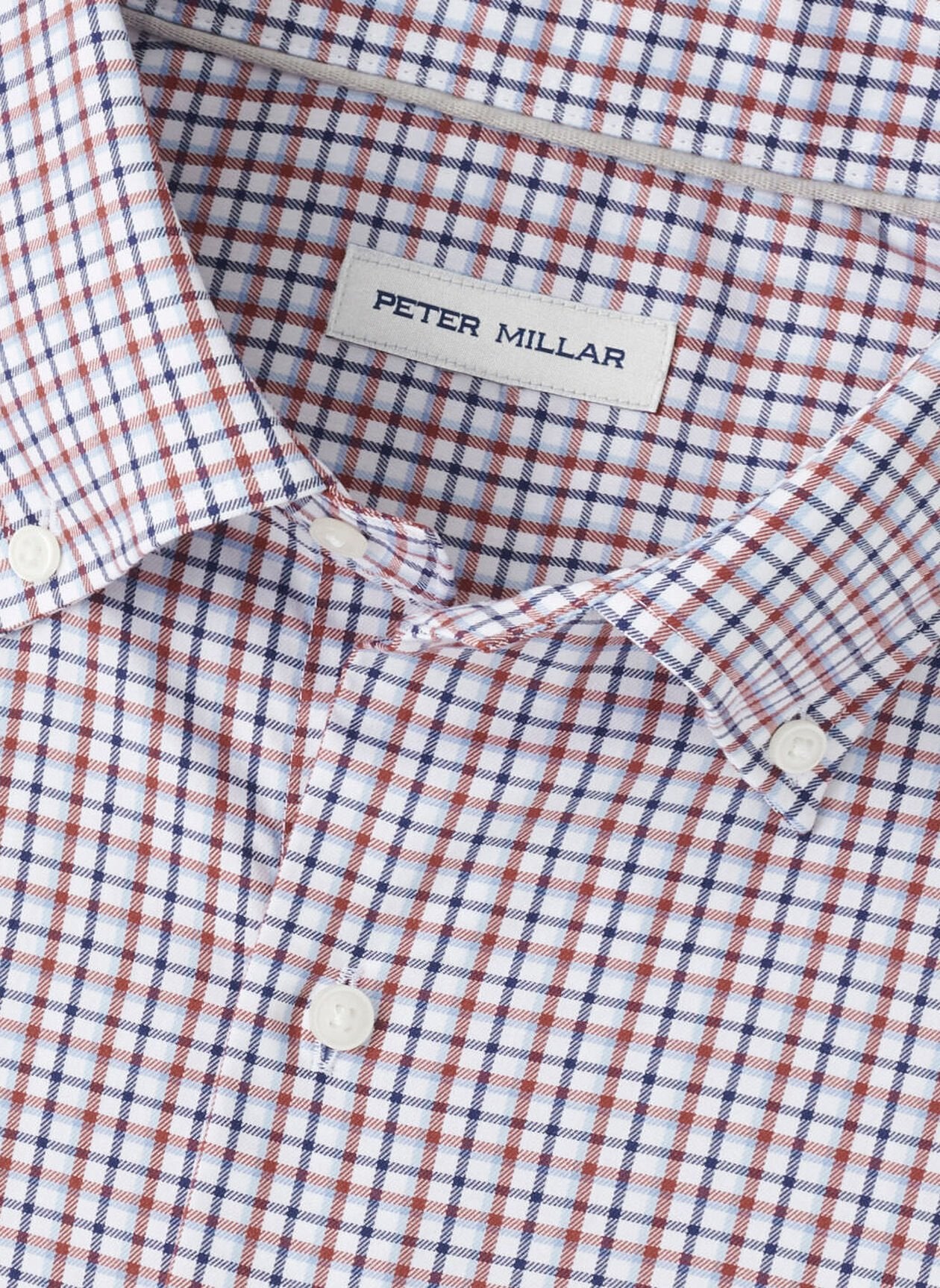 Julian Crown Lite Cotton-Stretch Sport Shirt by Peter Millar - Navy