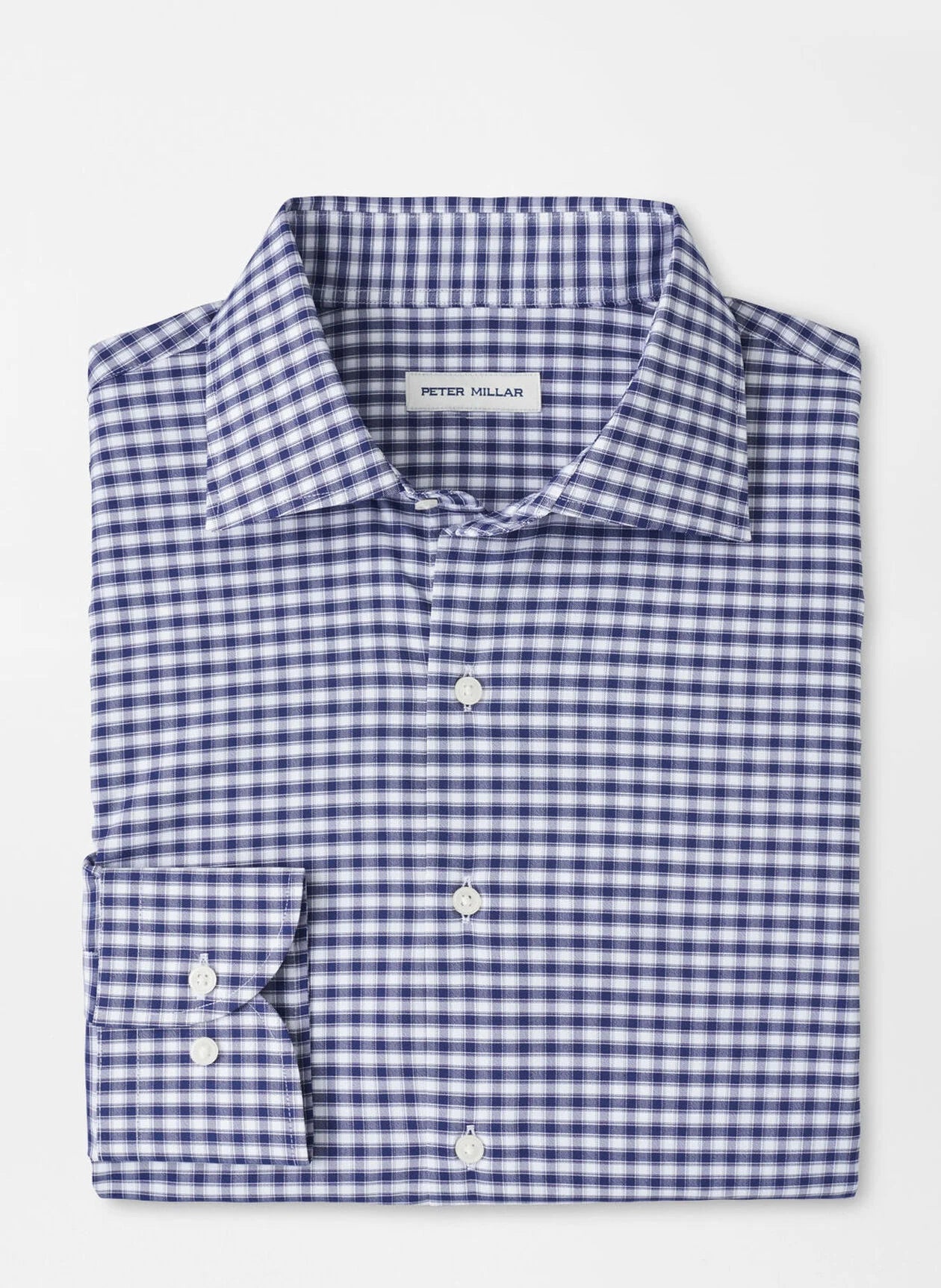 Fairbanks Performance Twill Sport Shirt by Peter Millar - Navy