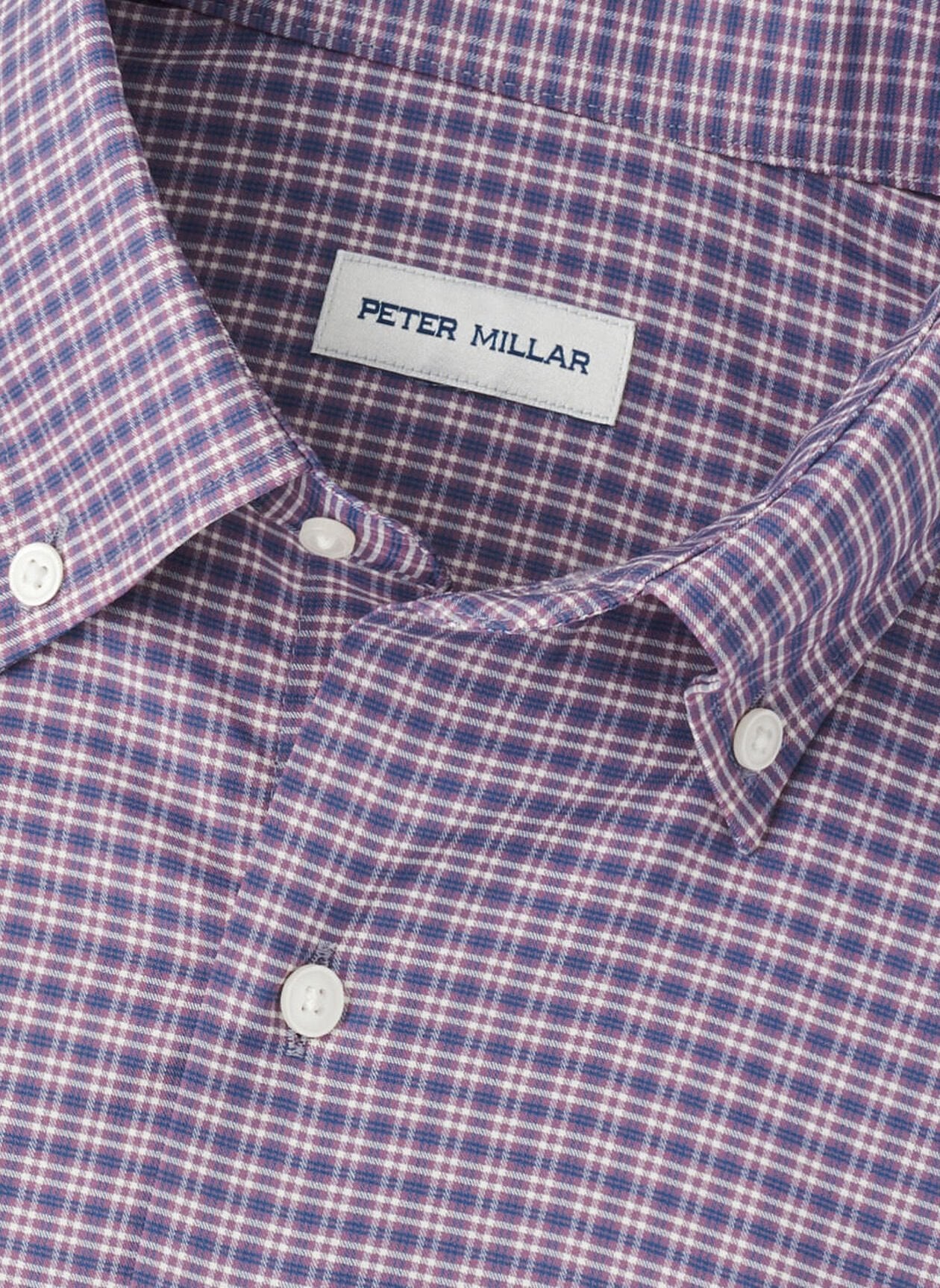 Petaluma Performance Twill Sport Shirt by Peter Millar - Parisian Fig