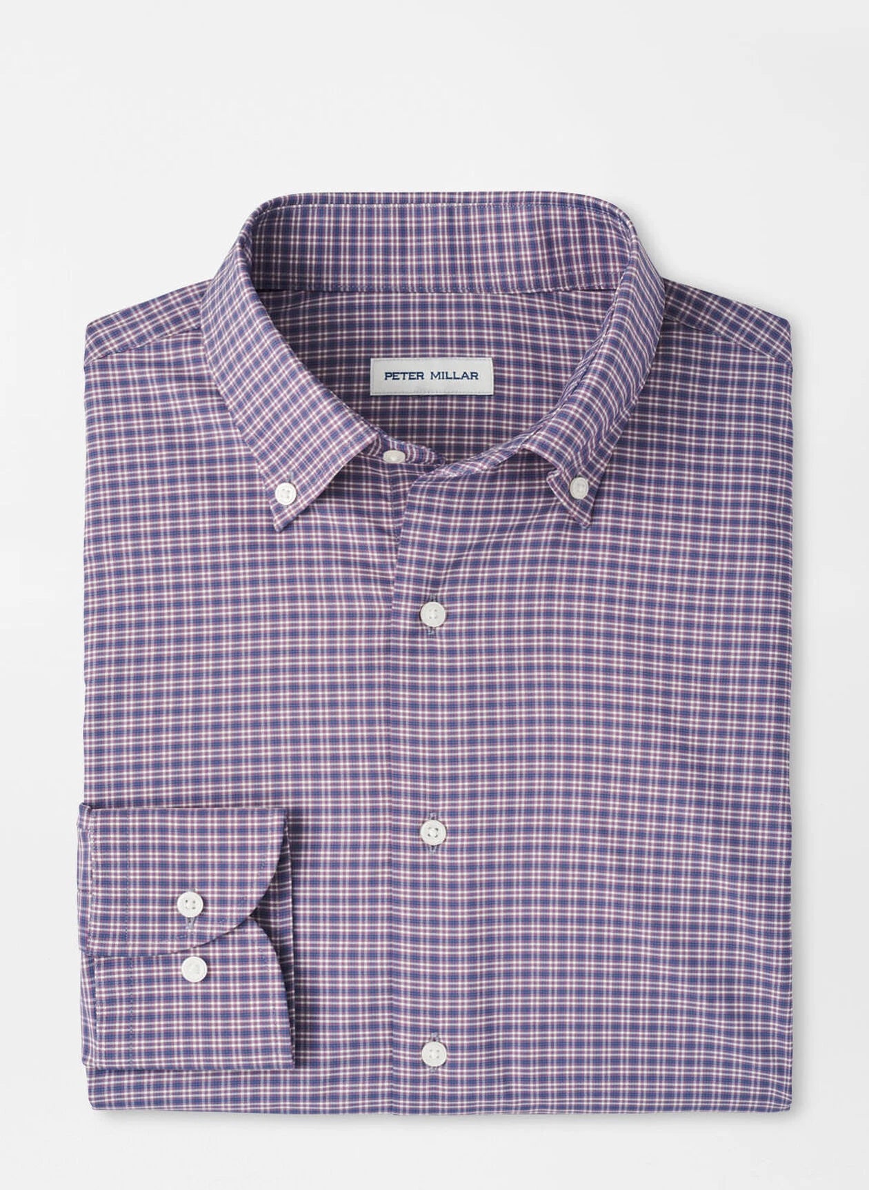 Petaluma Performance Twill Sport Shirt by Peter Millar - Parisian Fig