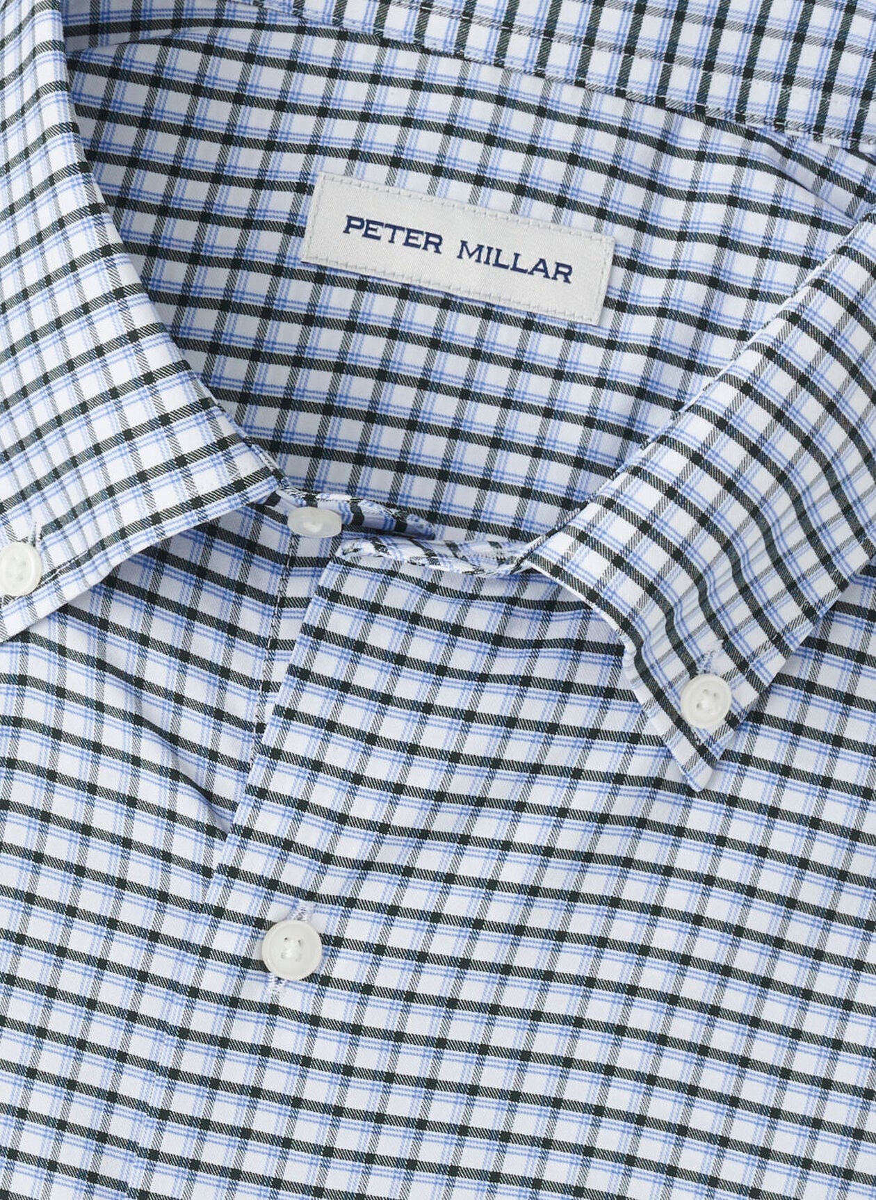 Cashiers Performance Twill Sport Shirt by Peter Millar - Deep Verdant