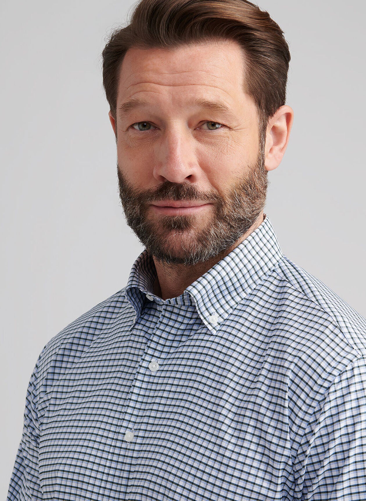 Cashiers Performance Twill Sport Shirt by Peter Millar - Deep Verdant