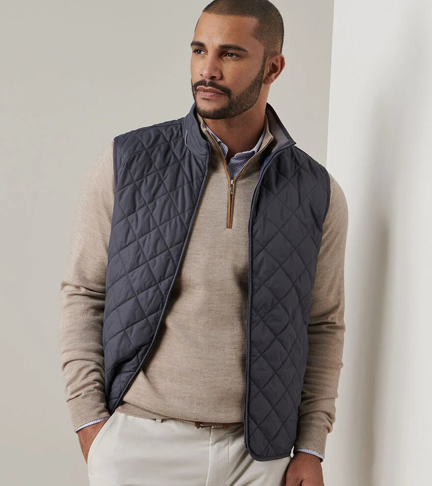 Essex Vest by Peter Millar - Iron