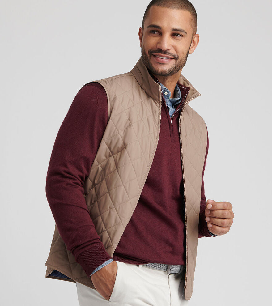 Essex Vest by Peter Millar - Poplar Brown