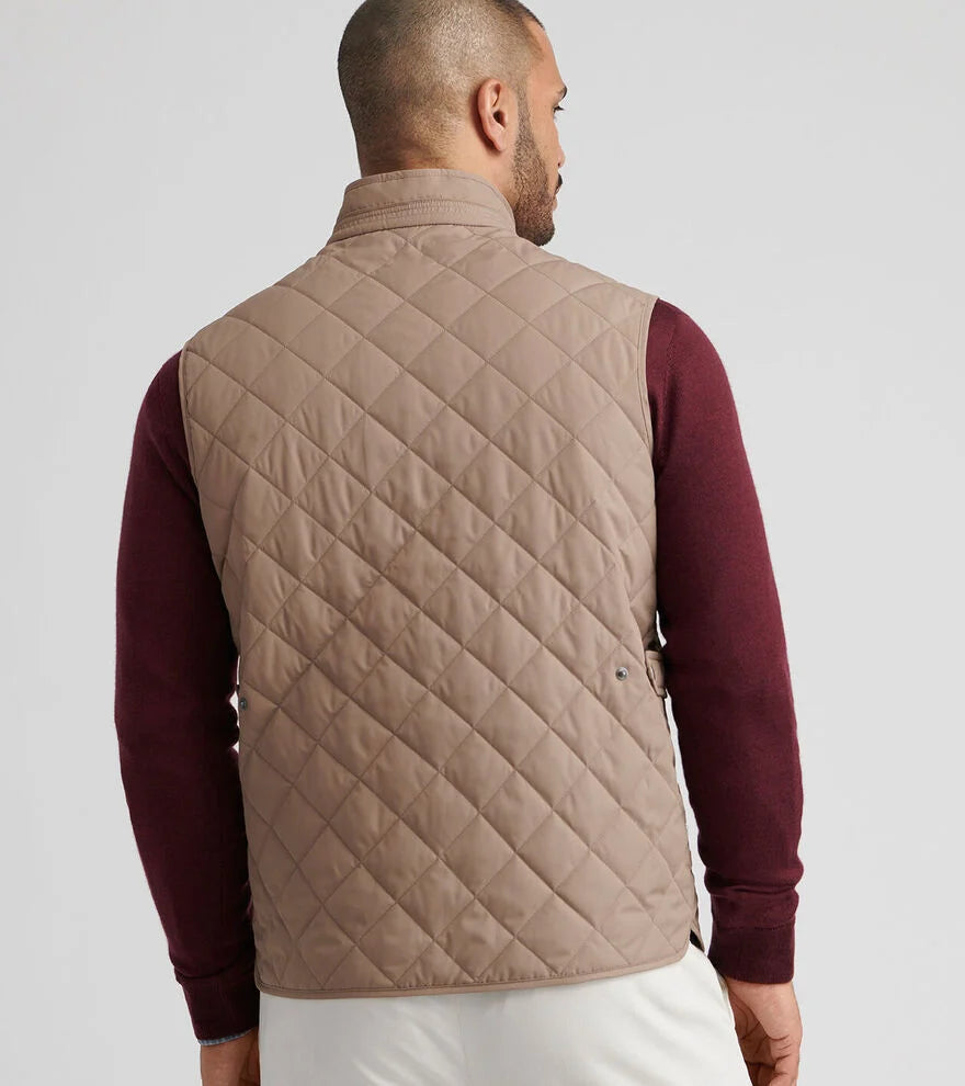 Essex Vest by Peter Millar - Poplar Brown