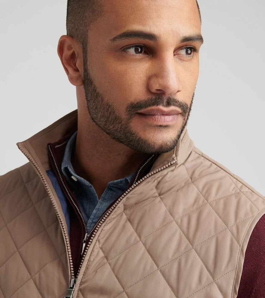 Essex Vest by Peter Millar - Poplar Brown