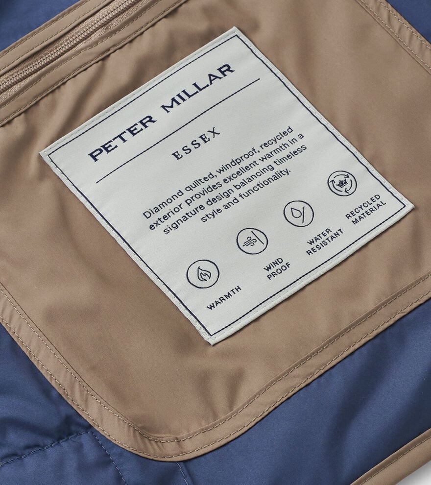 Essex Vest by Peter Millar - Poplar Brown