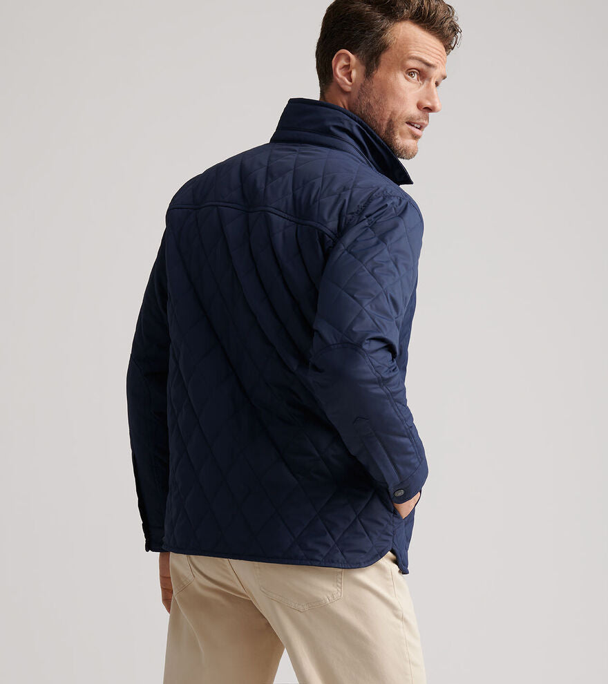 Brighton Shirt Jacket by Peter Millar - Navy