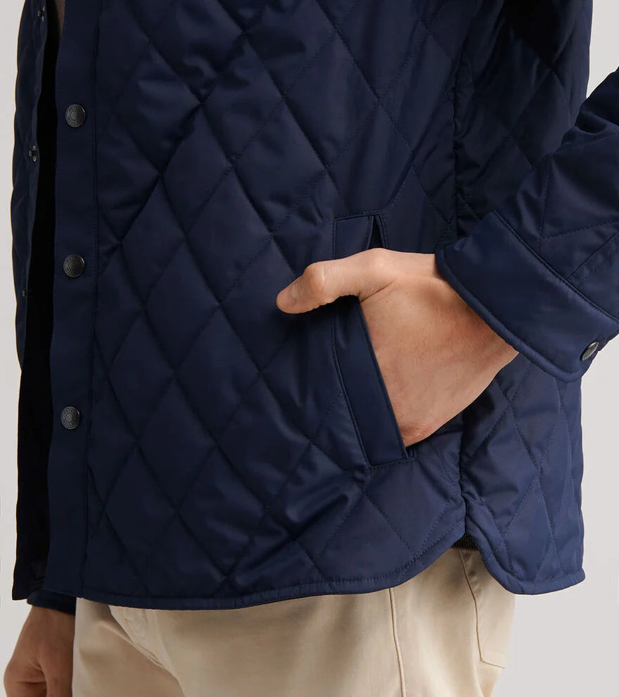 Brighton Shirt Jacket by Peter Millar - Navy