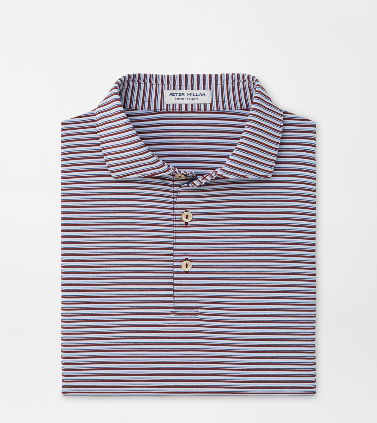 Brooks Performance Jersey Polo by Peter Millar - Bordeaux